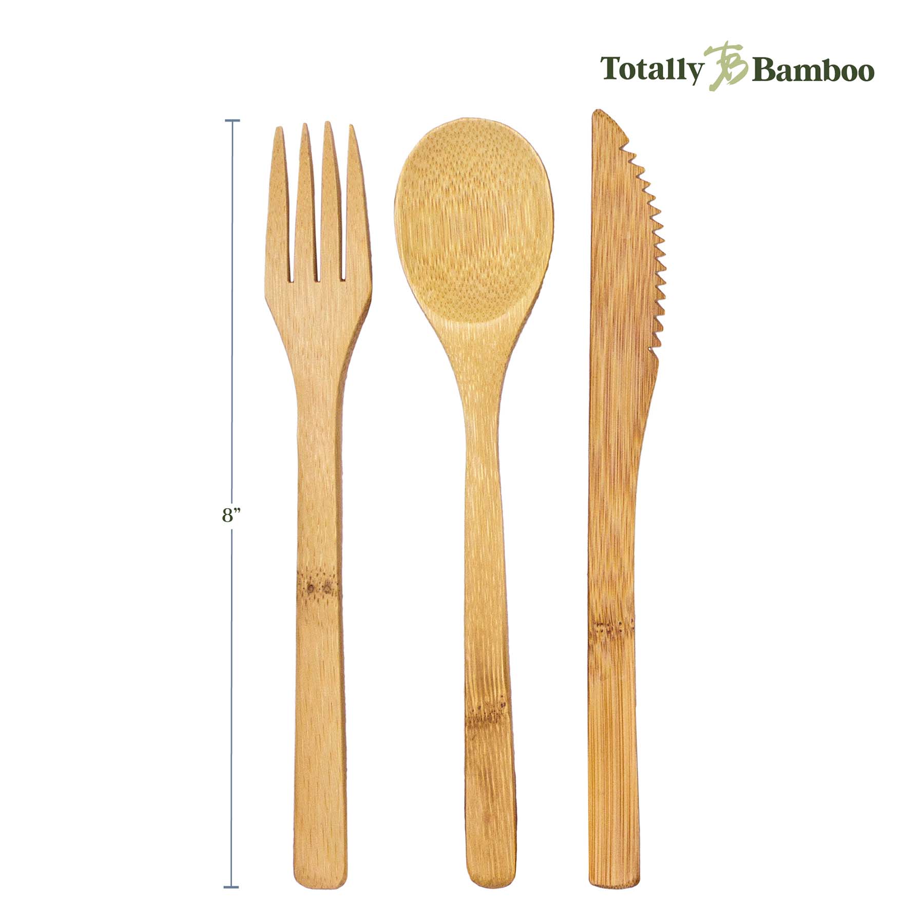 totally-bamboo-3-piece-reusable-bamboo-flatware-set-fork-spoon-knife image 3
