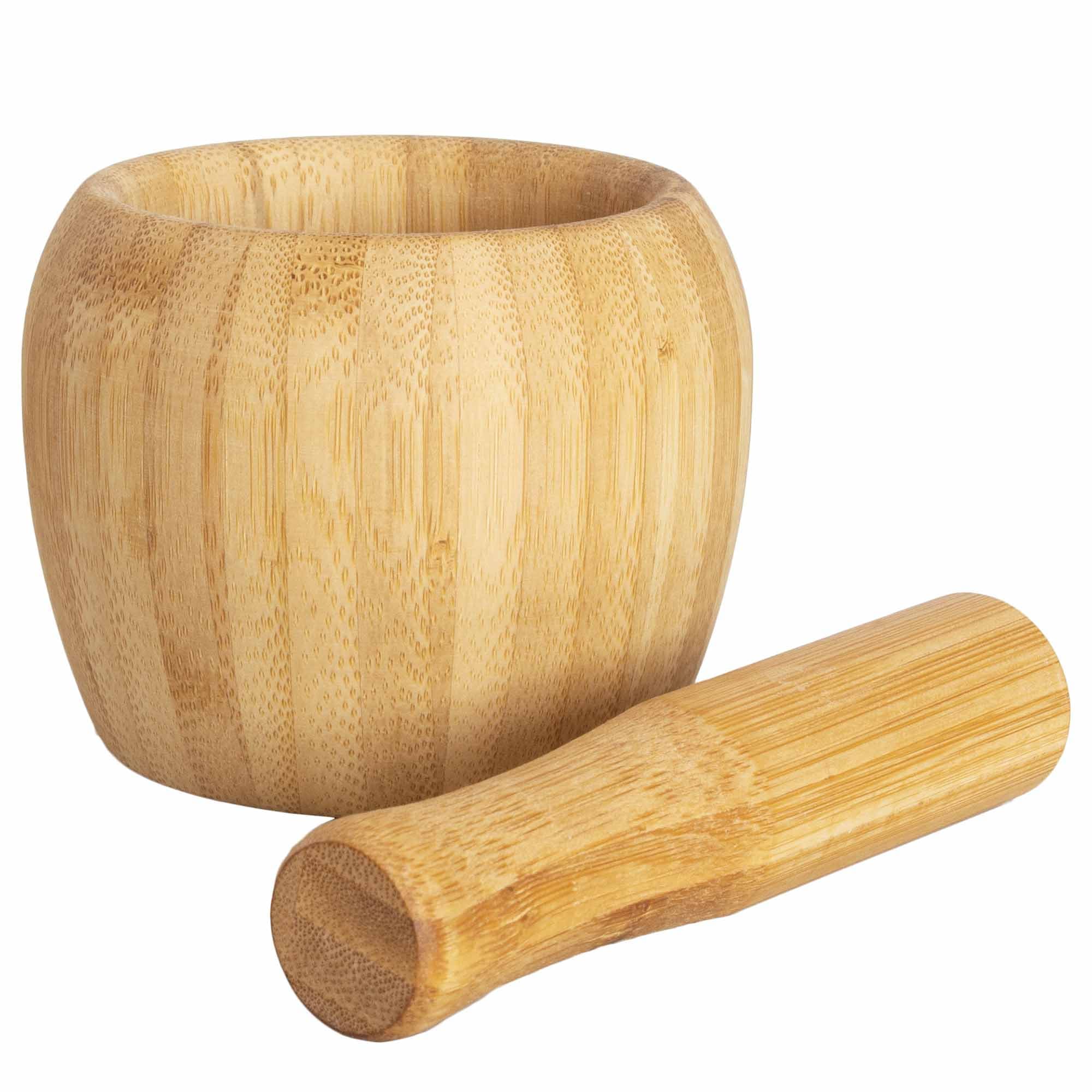 totally-bamboo-tb-essentials-bamboo-mortar-pestle-set image 2