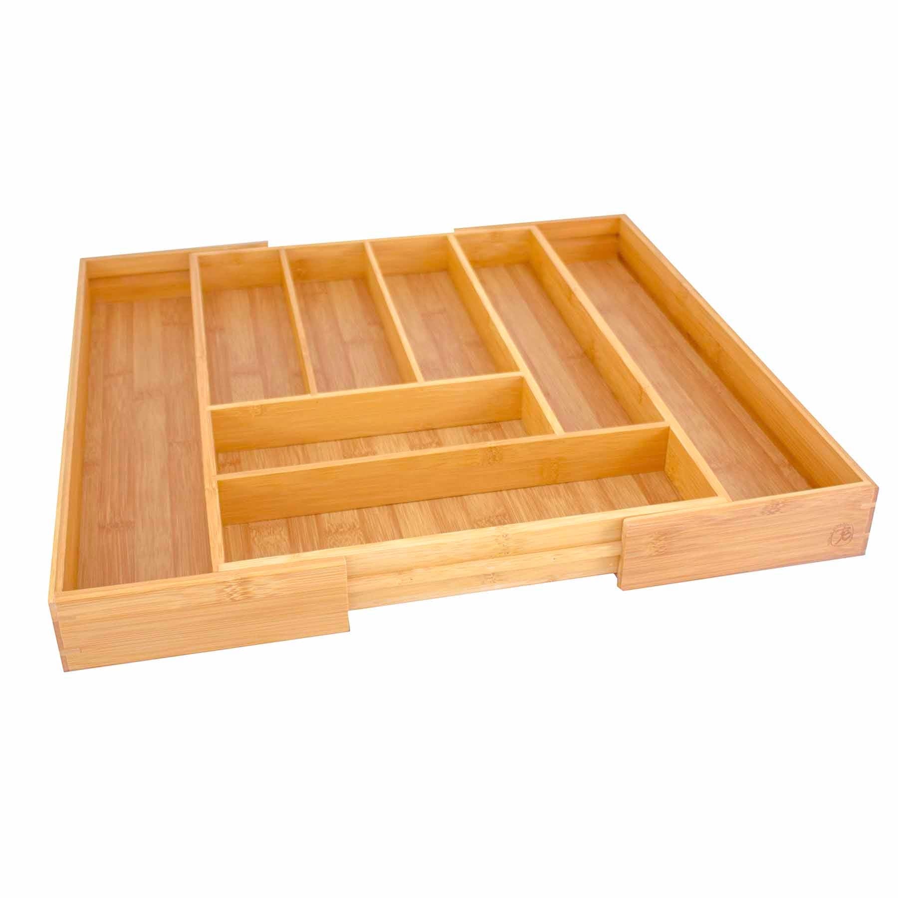 totally-bamboo-expandable-flatware-drawer-organizer image 2