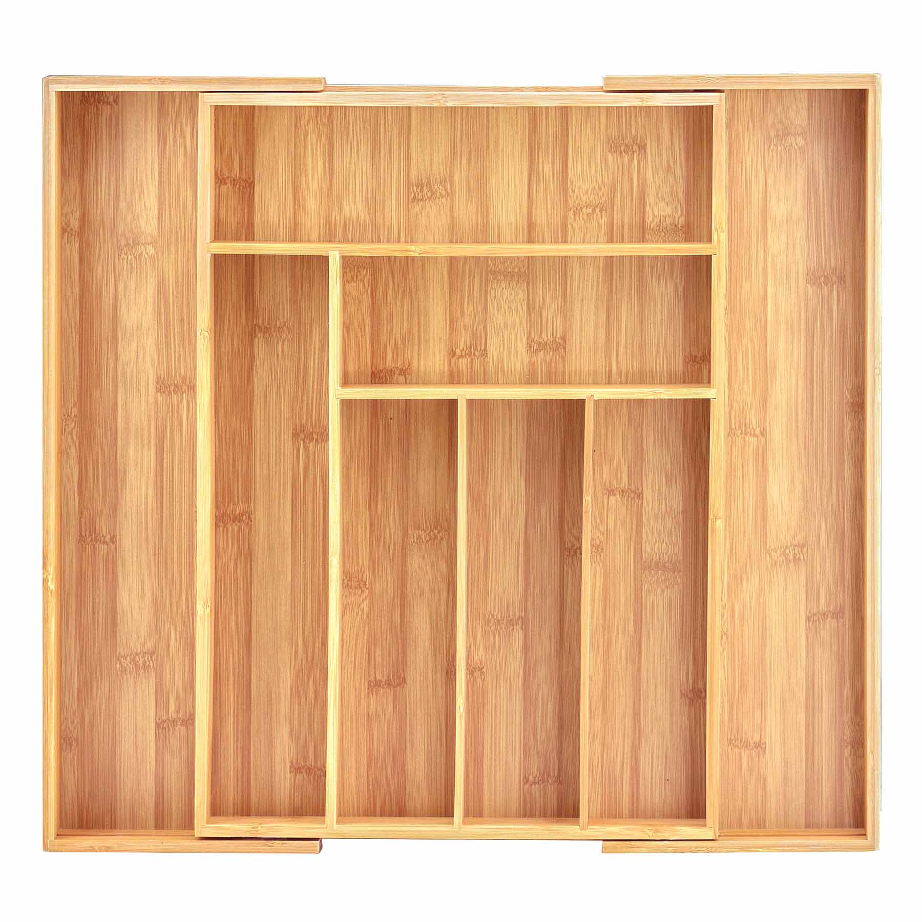 totally-bamboo-expandable-flatware-drawer-organizer image 1