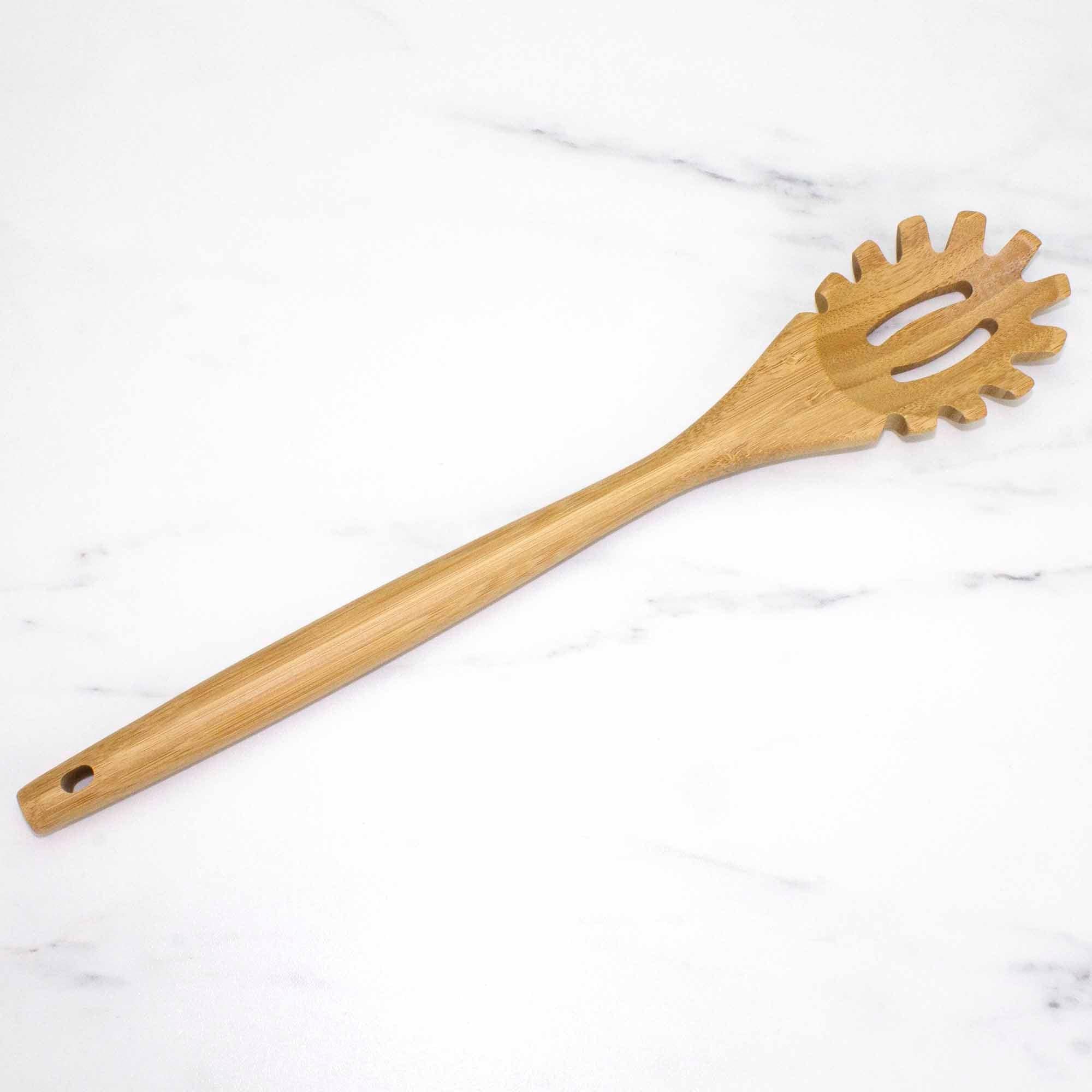 totally-bamboo-lambootensil-spaghetti-spoon-14 image 2