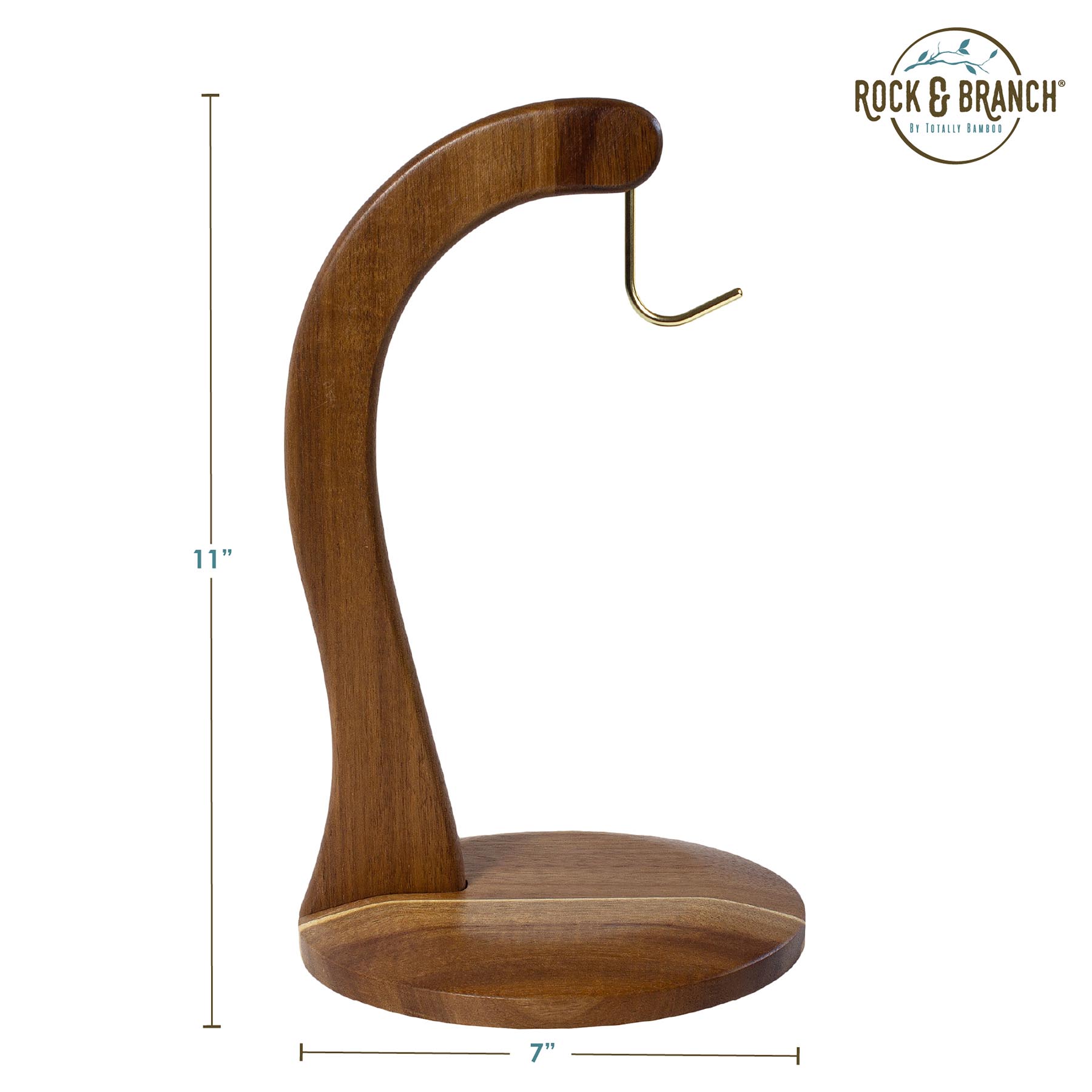 totally-bamboo-rock-branch-acacia-wood-banana-holder image 7