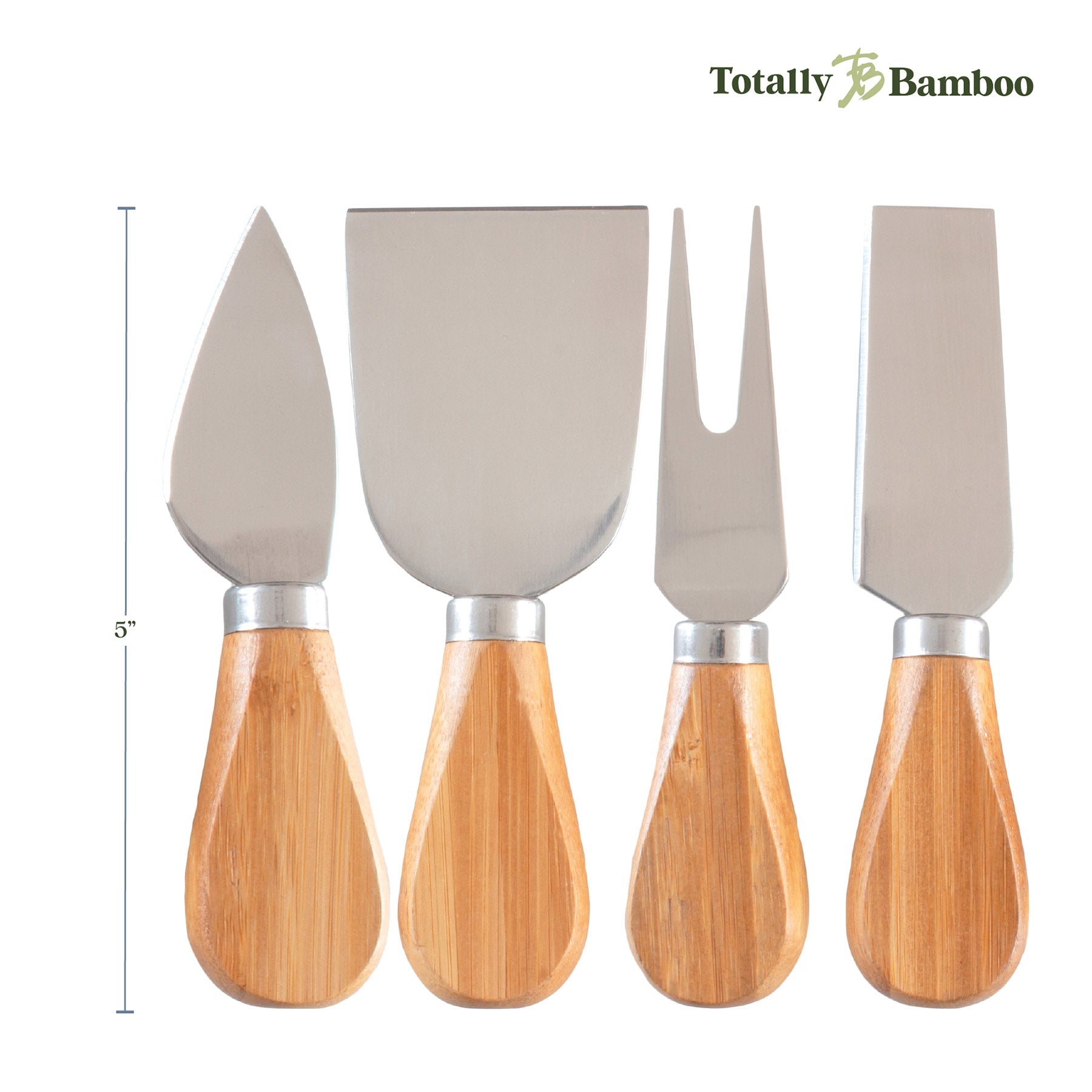 totally-bamboo-4-piece-cheese-knife-set-with-stainless-steel-blades image 5
