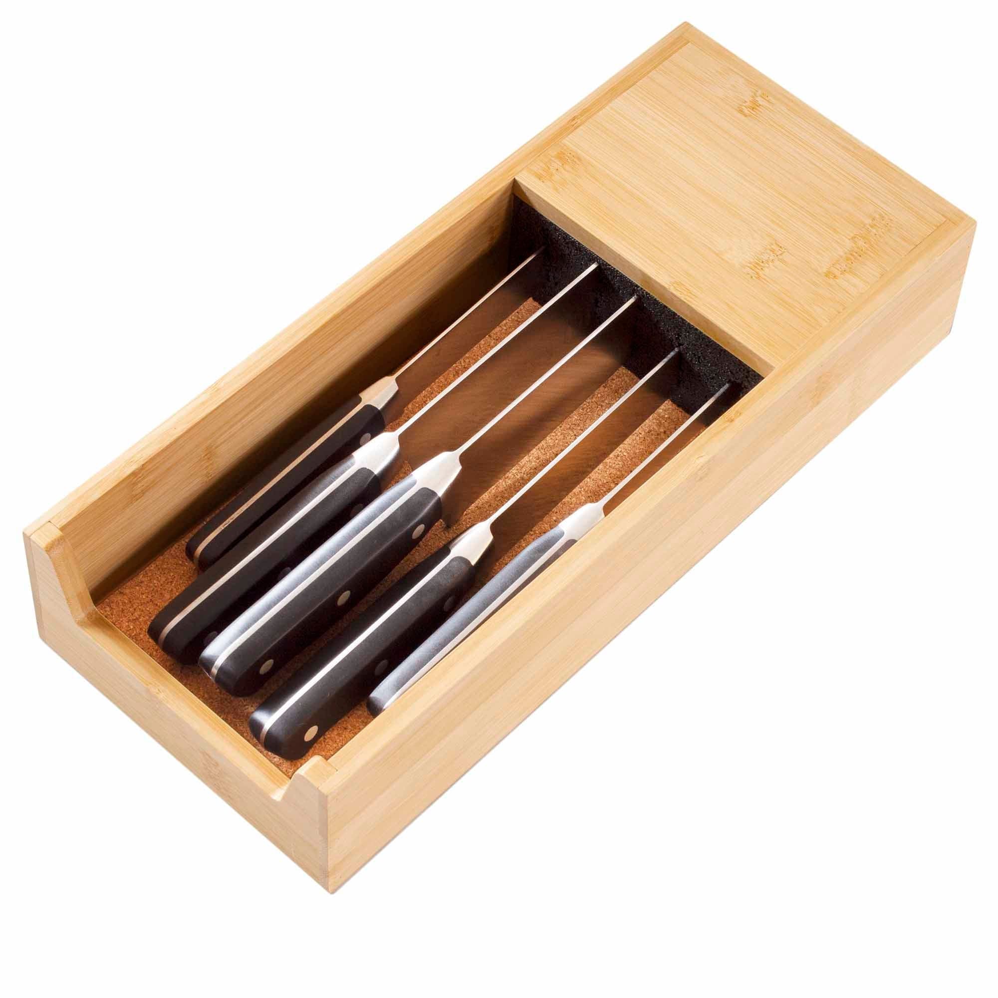 totally-bamboo-universal-knife-caddy-bamboo-bristle-knife-storage-for-countertop image 1