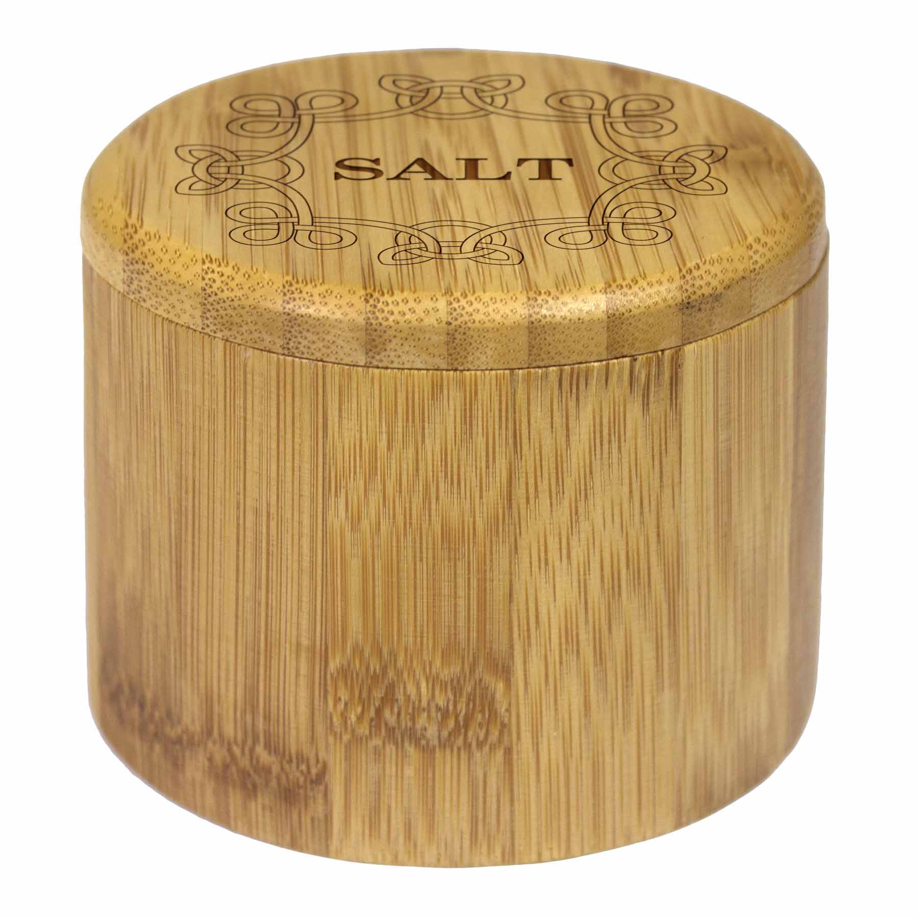totally-bamboo-celtic-knot-engraved-salt-cellar-6-oz-capacity-with-magnetic-lock image 5