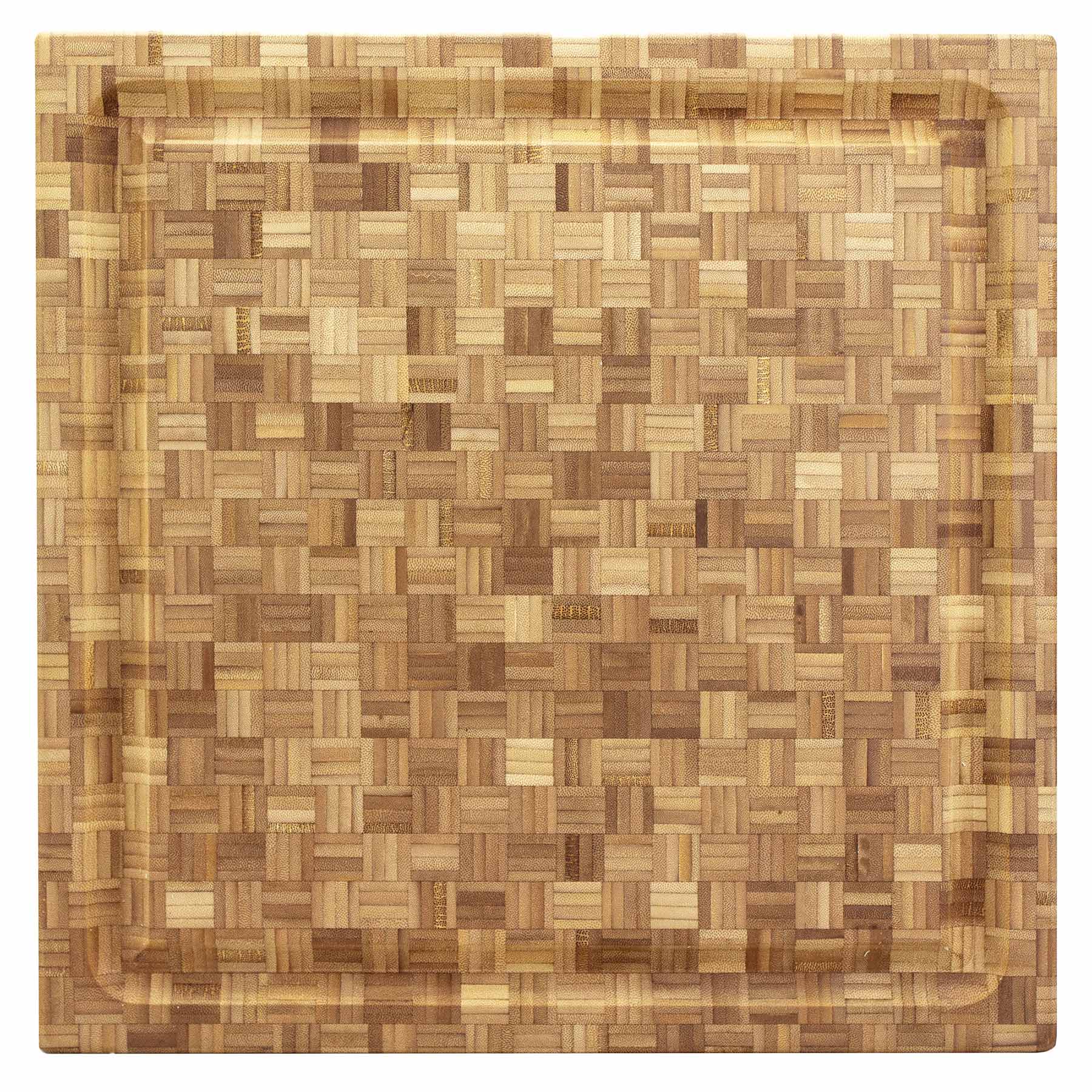 totally-bamboo-pro-board-end-grain-carving-board-16-x-16-x-2-with-deep-juice-gro image 6