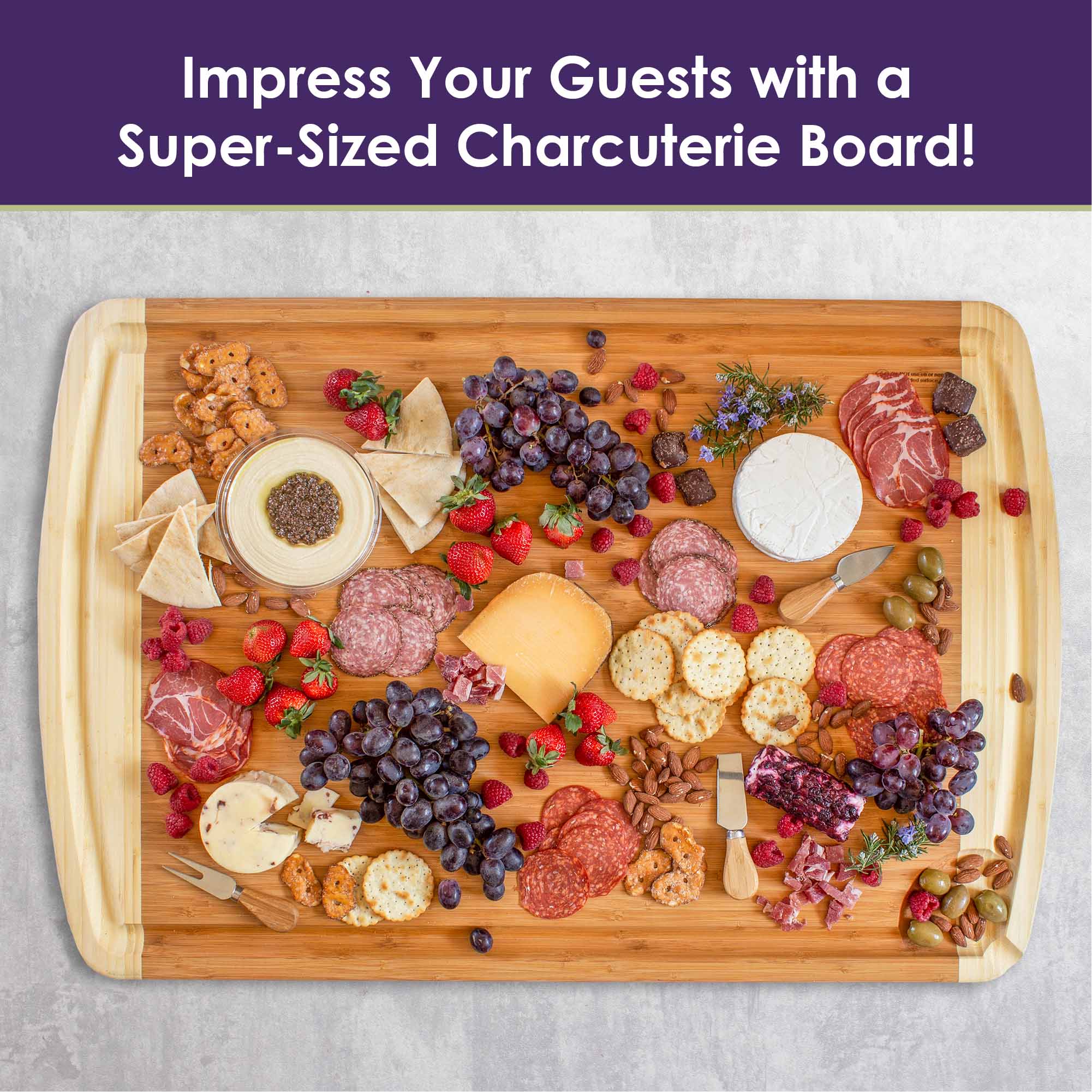 totally-bamboo-860si-xl-cutting-board-noodle-board-36-x-24 image 4