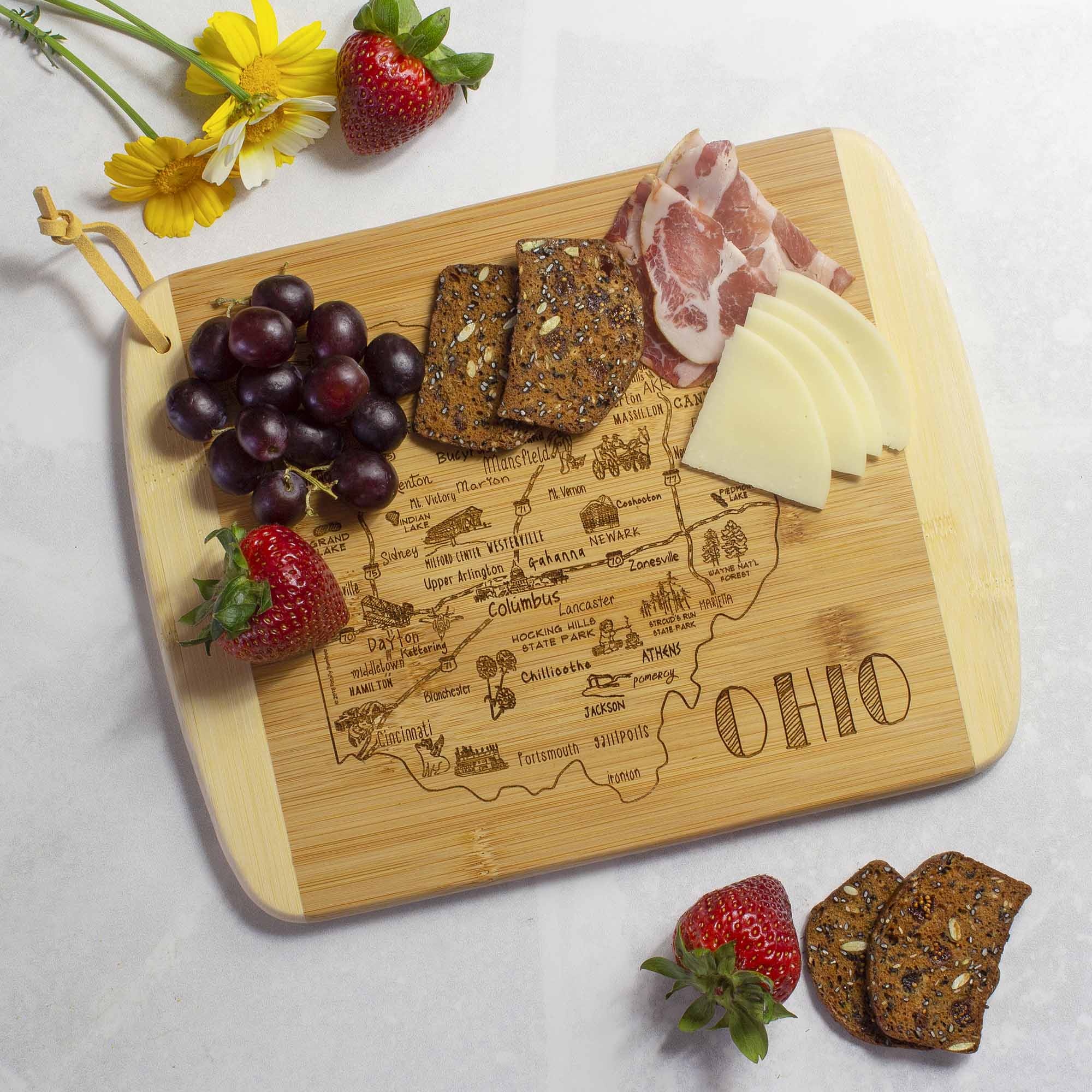 totally-bamboo-a-slice-of-life-ohio-cutting-board-11-x-8-3-4 image 2