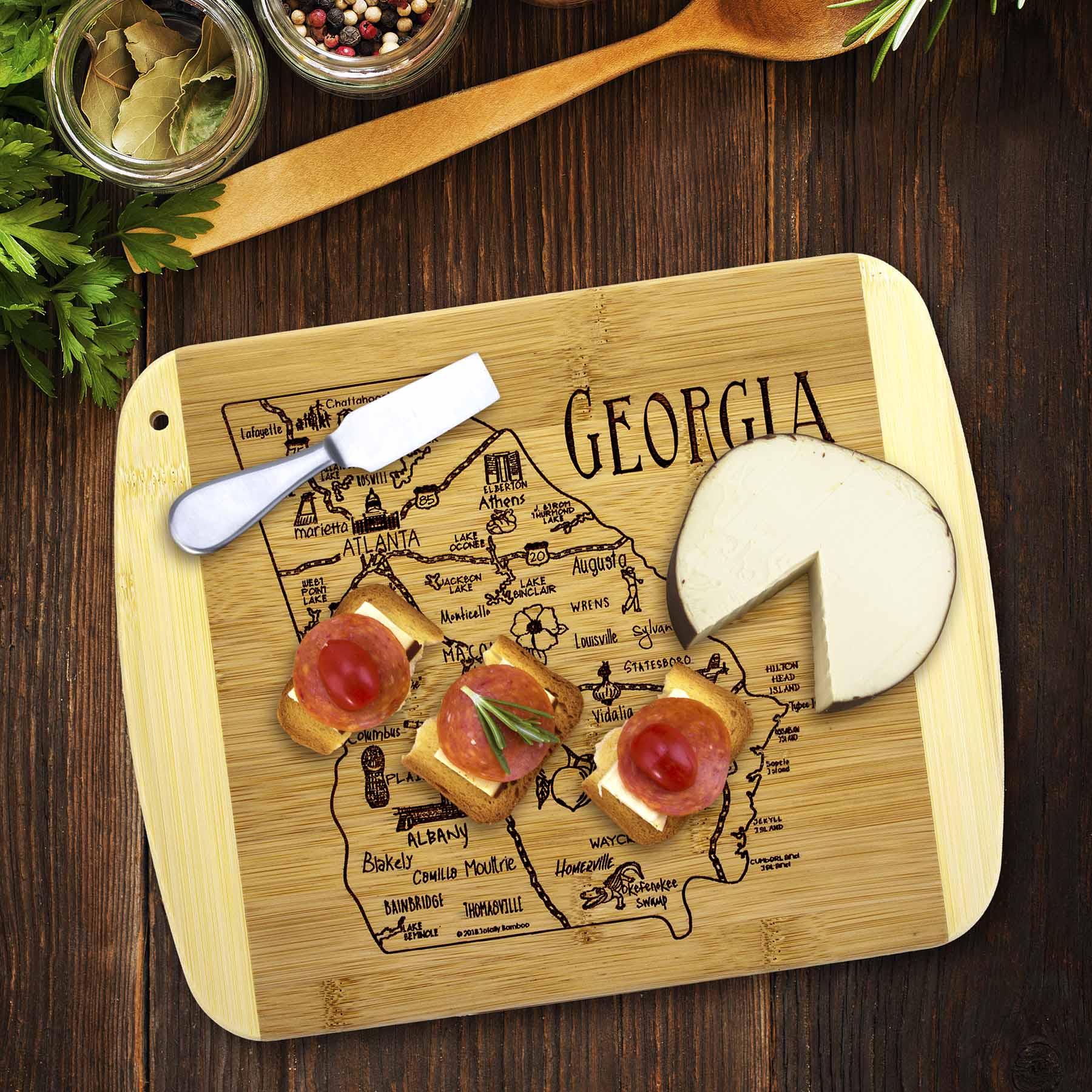 totally-bamboo-a-slice-of-life-georgia-cutting-board-11-x-8-3-4 image 2