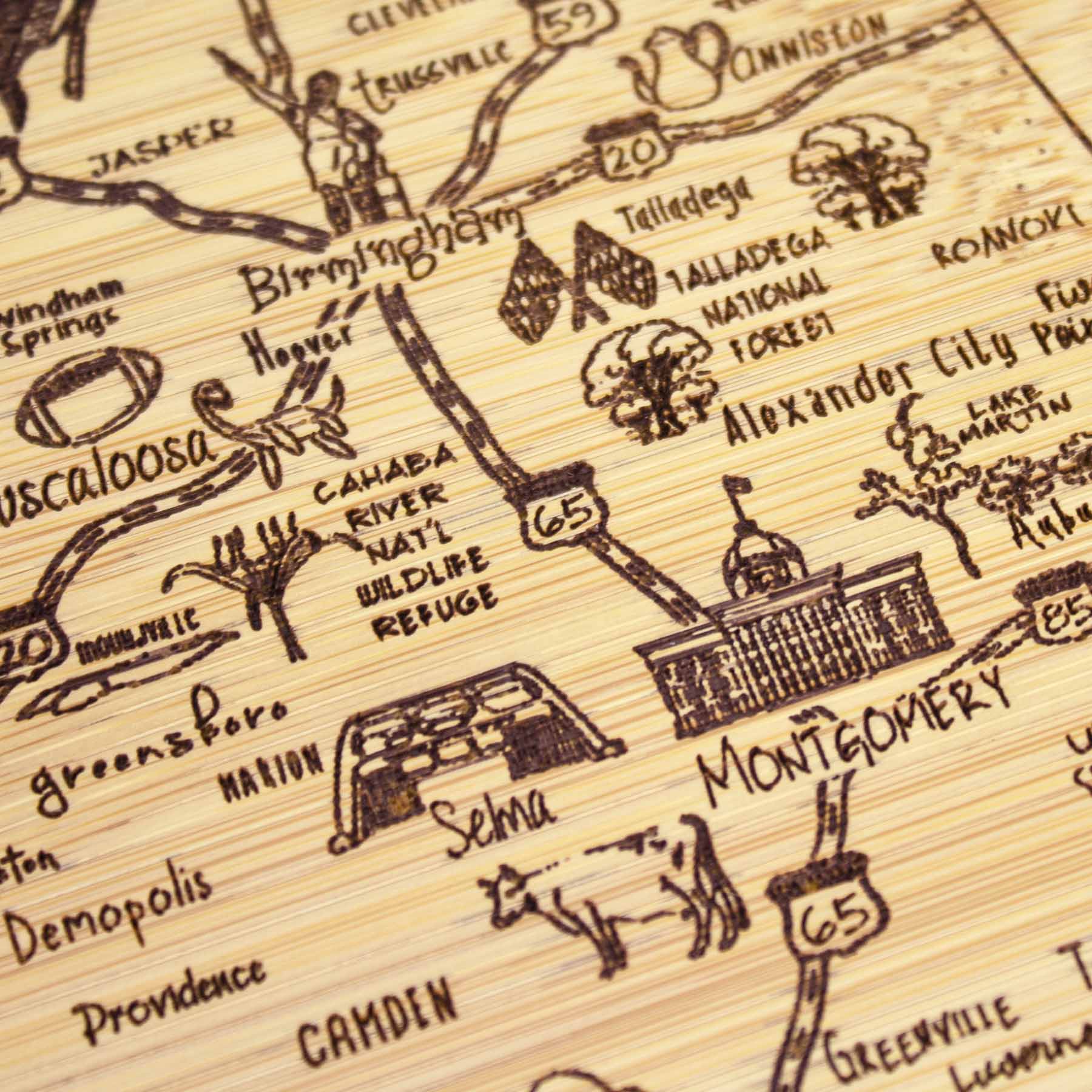 totally-bamboo-a-slice-of-life-alabama-cutting-board-11-x-8-3-4 image 4