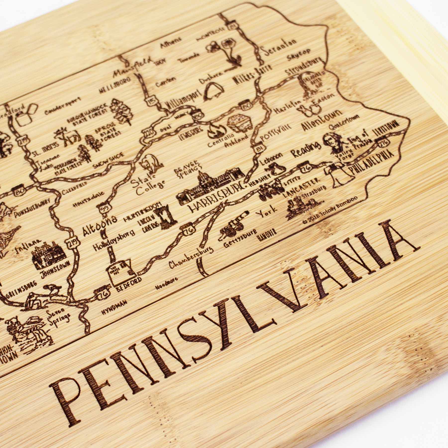 totally-bamboo-a-slice-of-life-pennsylvania-cutting-board-11-x-8-3-4 image 3