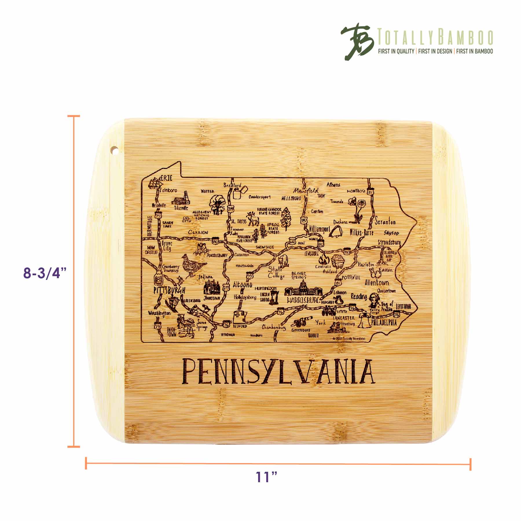 totally-bamboo-a-slice-of-life-pennsylvania-cutting-board-11-x-8-3-4 image 7