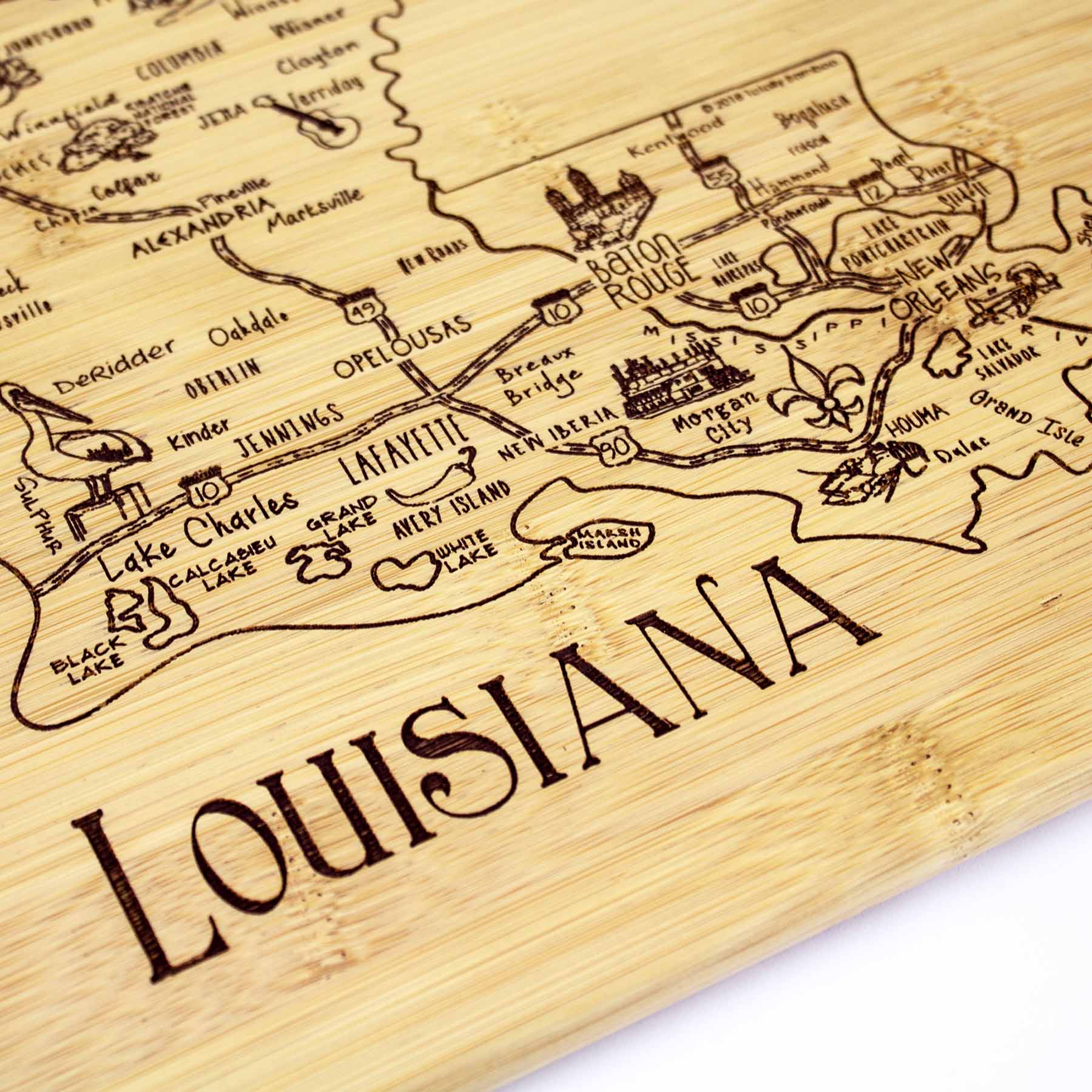 totally-bamboo-a-slice-of-life-louisiana-cutting-board-11-x-8-75-laser-engraved- image 3
