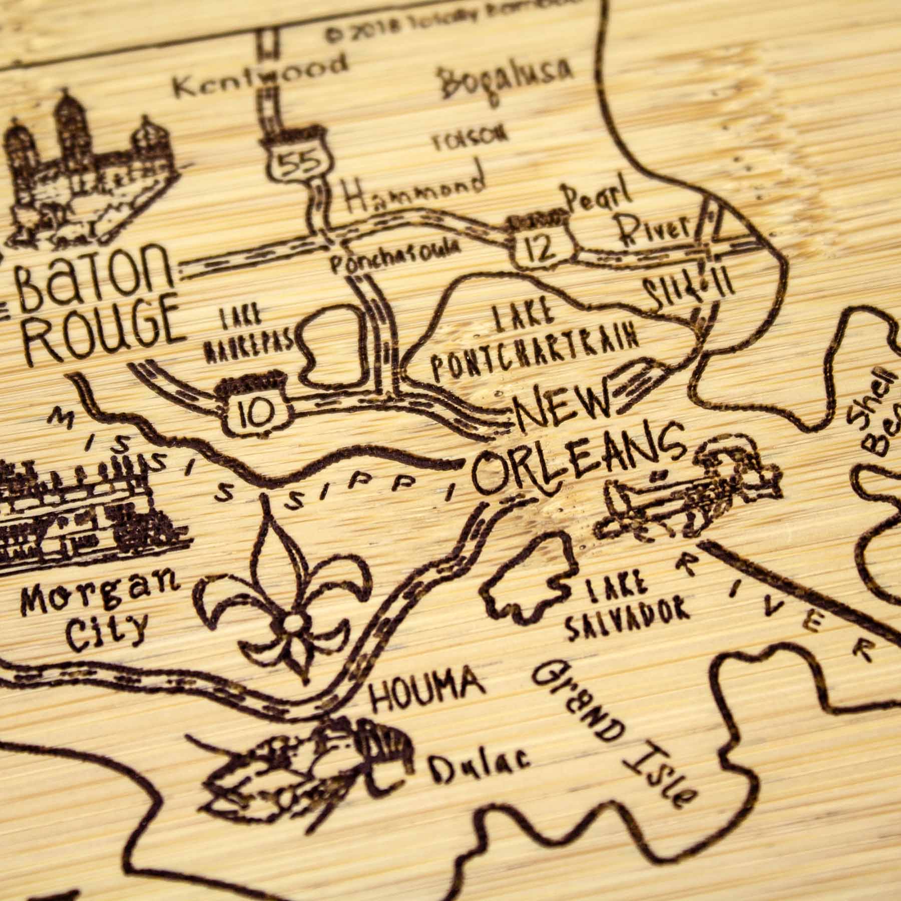 totally-bamboo-a-slice-of-life-louisiana-cutting-board-11-x-8-75-laser-engraved- image 4