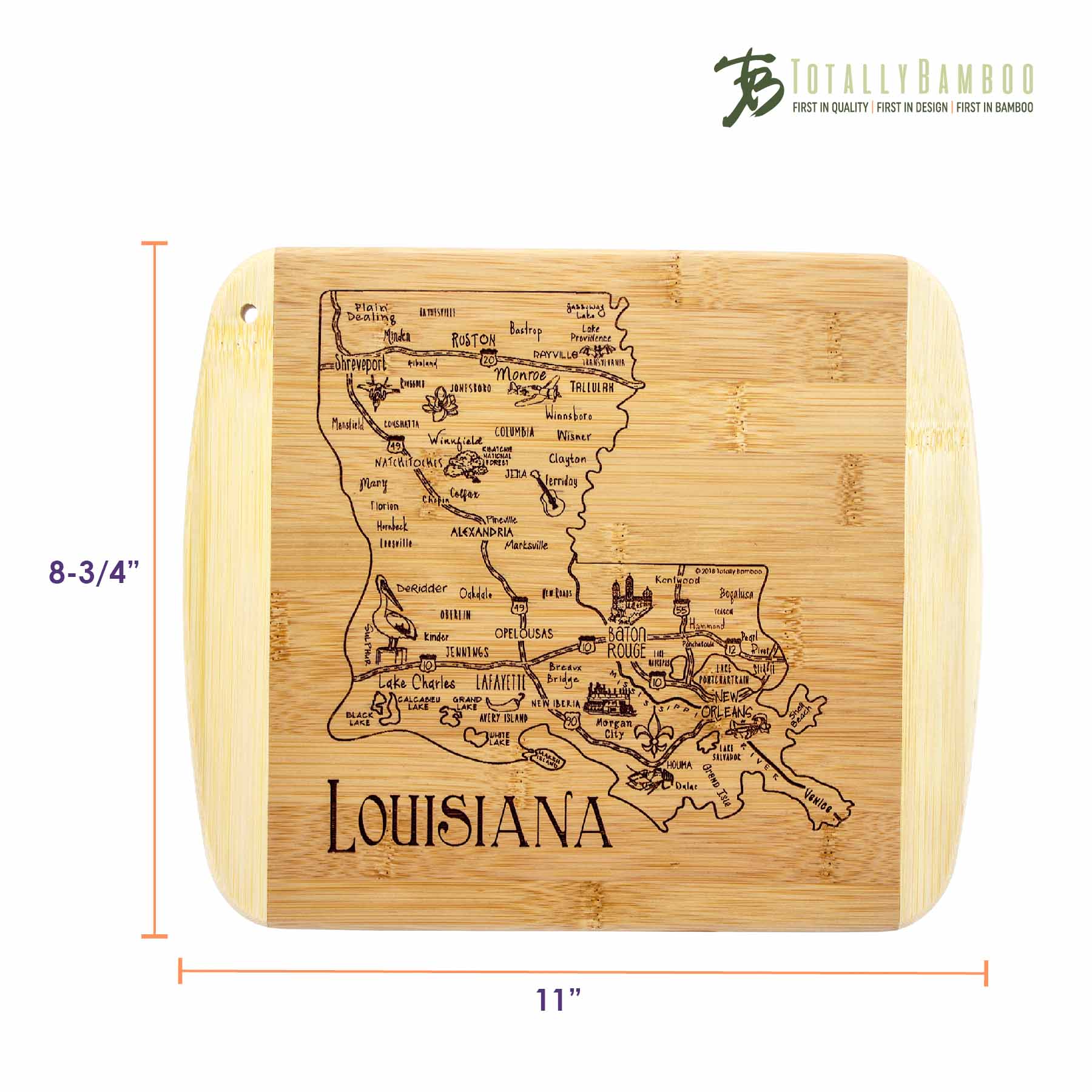 totally-bamboo-a-slice-of-life-louisiana-cutting-board-11-x-8-75-laser-engraved- image 7
