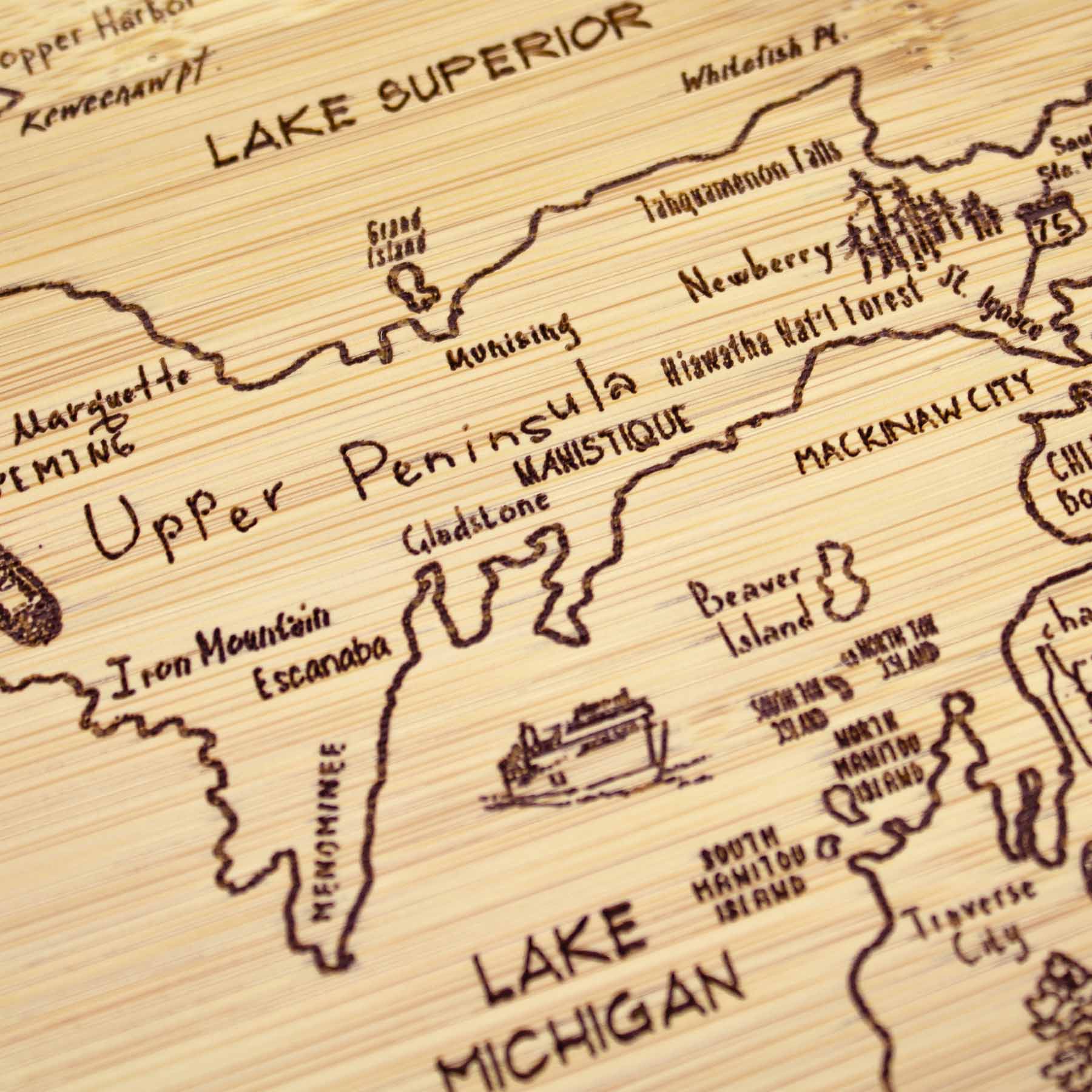totally-bamboo-a-slice-of-life-michigan-cutting-board-11-x-8-3-4 image 4