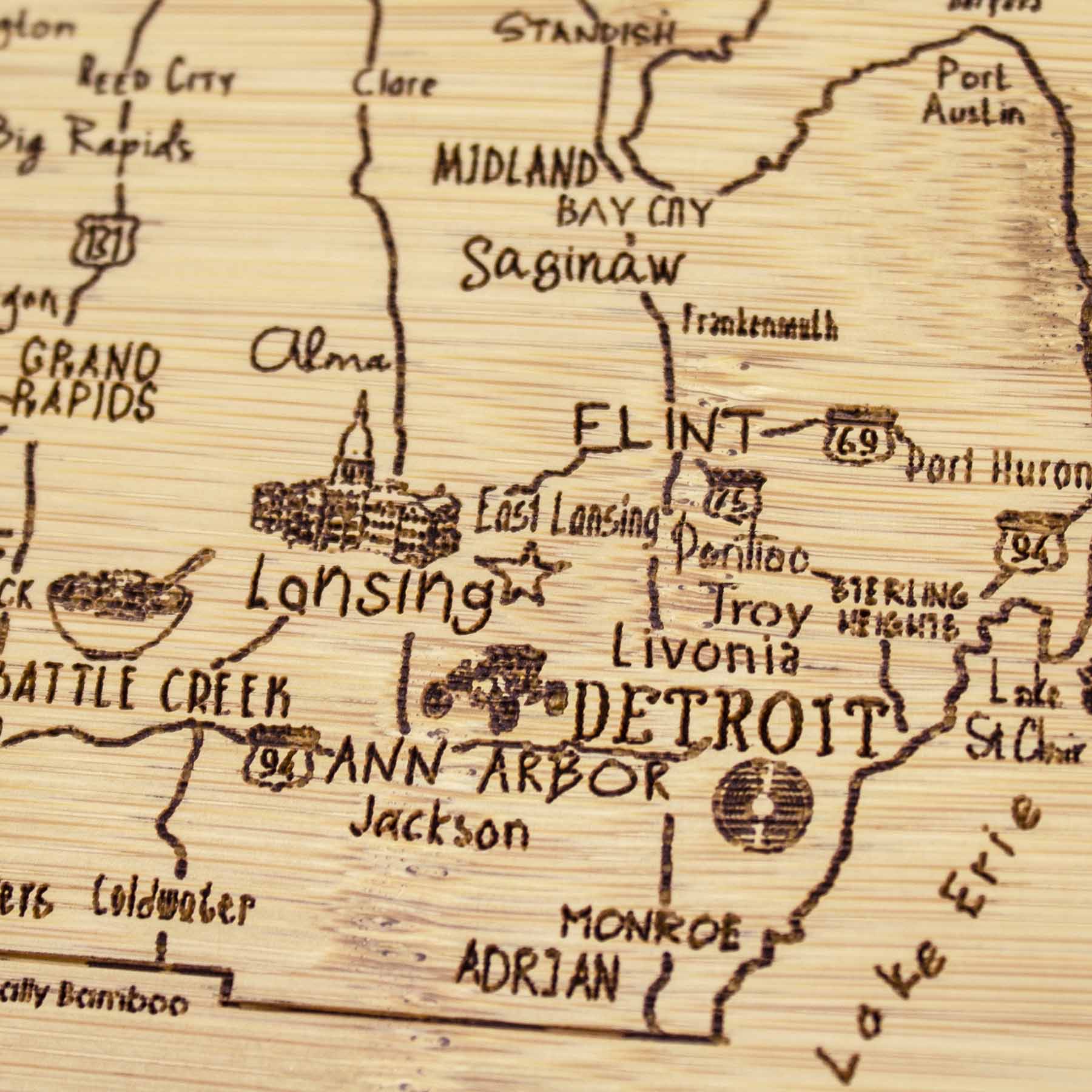 totally-bamboo-a-slice-of-life-michigan-cutting-board-11-x-8-3-4 image 5