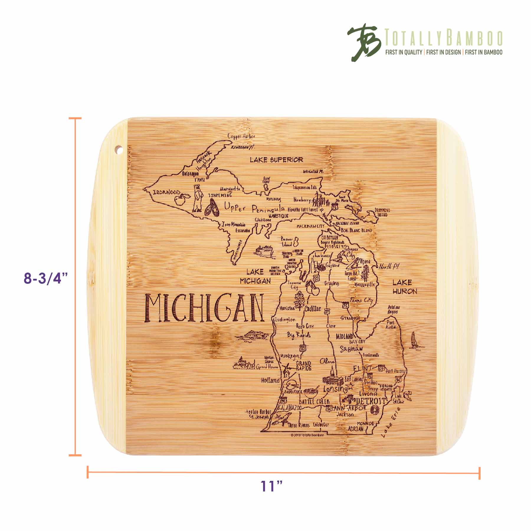 totally-bamboo-a-slice-of-life-michigan-cutting-board-11-x-8-3-4 image 7