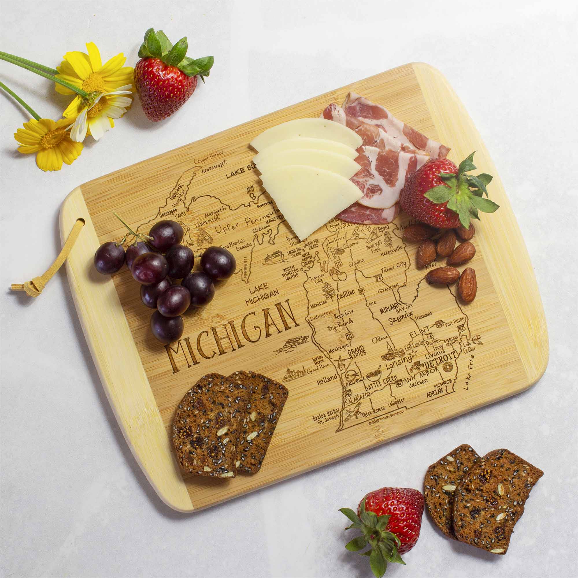 totally-bamboo-a-slice-of-life-michigan-cutting-board-11-x-8-3-4 image 2
