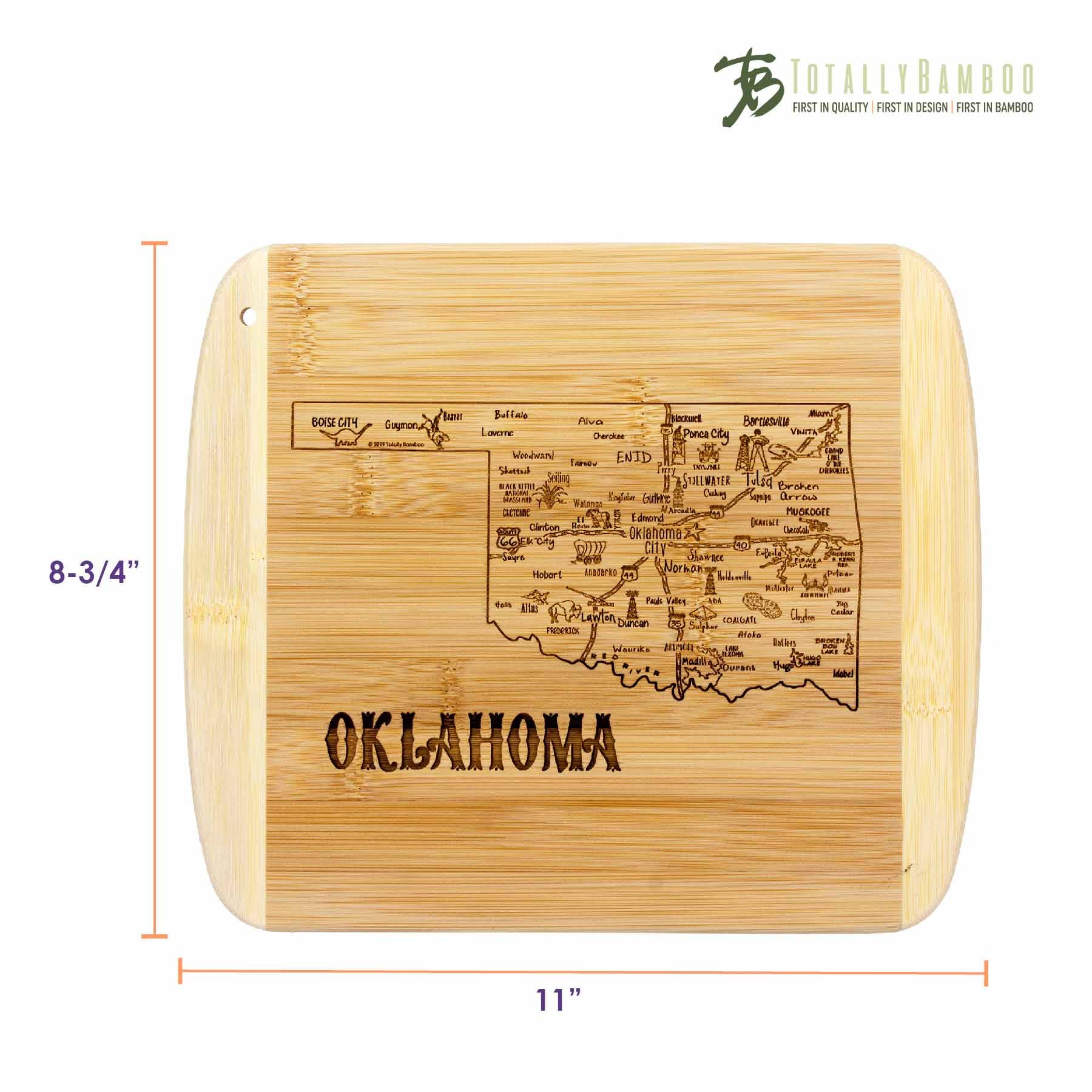 totally-bamboo-a-slice-of-life-oklahoma-cutting-board-personalized-engraved-stat image 6