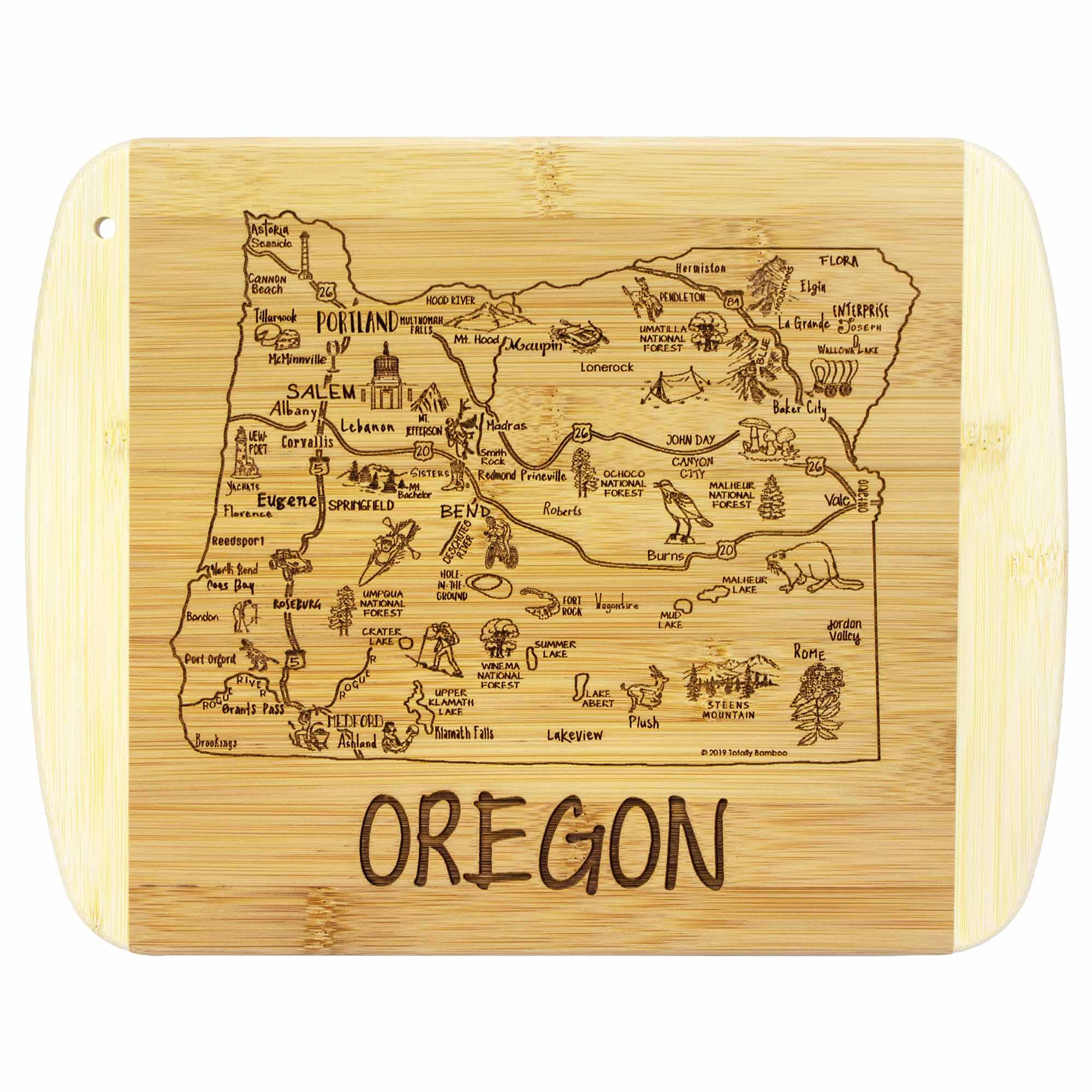 totally-bamboo-oregon-a-slice-of-life-state-shaped-cutting-board-11-x-8-75 image 1