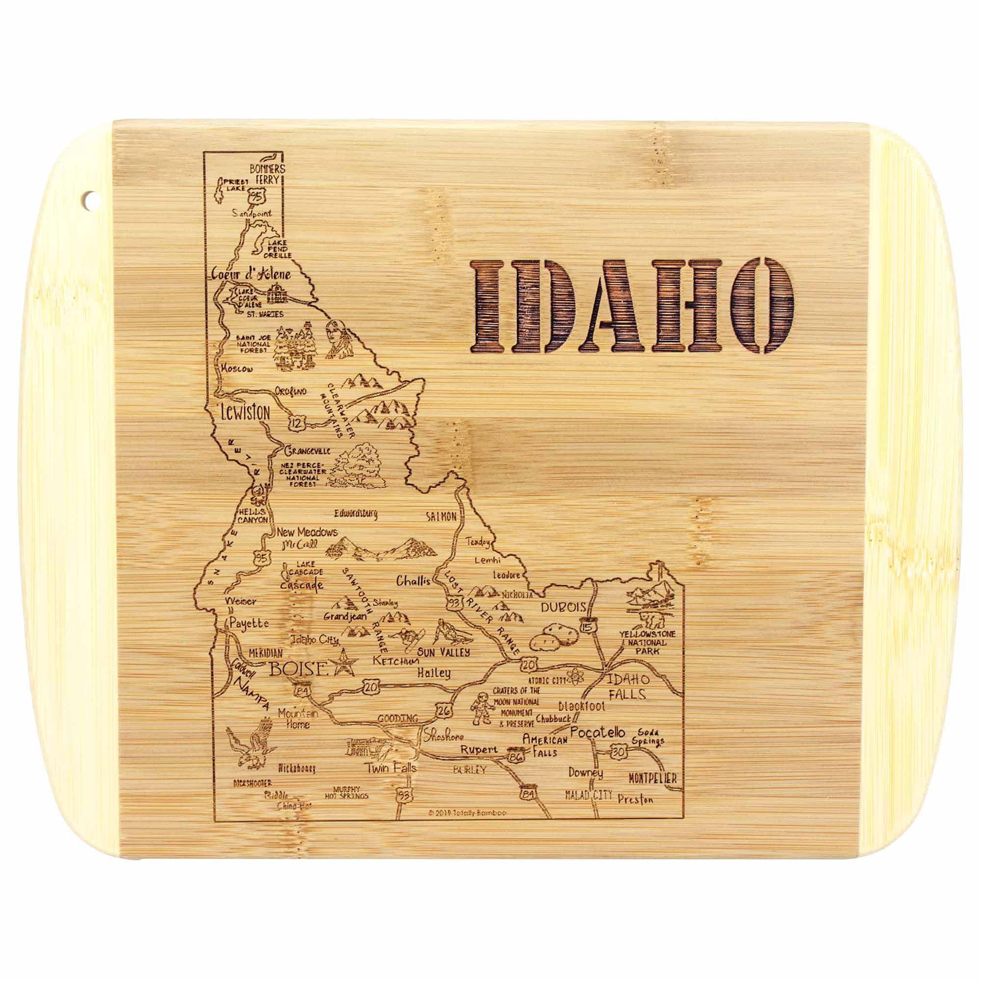 totally-bamboo-a-slice-of-life-idaho-cutting-board-11-x-8-75 image 1