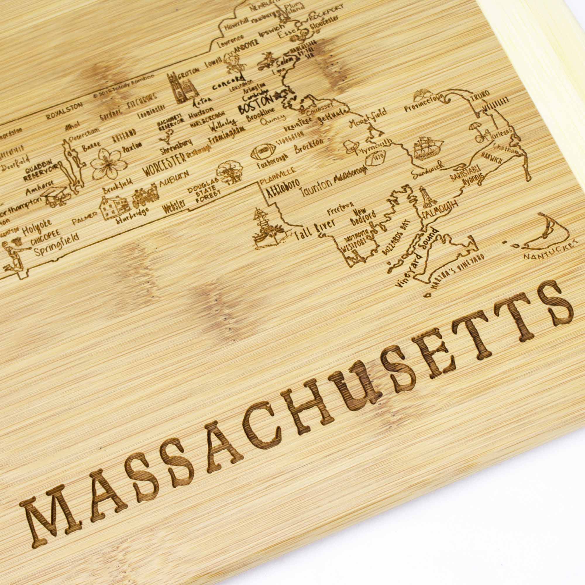totally-bamboo-a-slice-of-life-massachusetts-cutting-board-laser-engraved-cities image 3