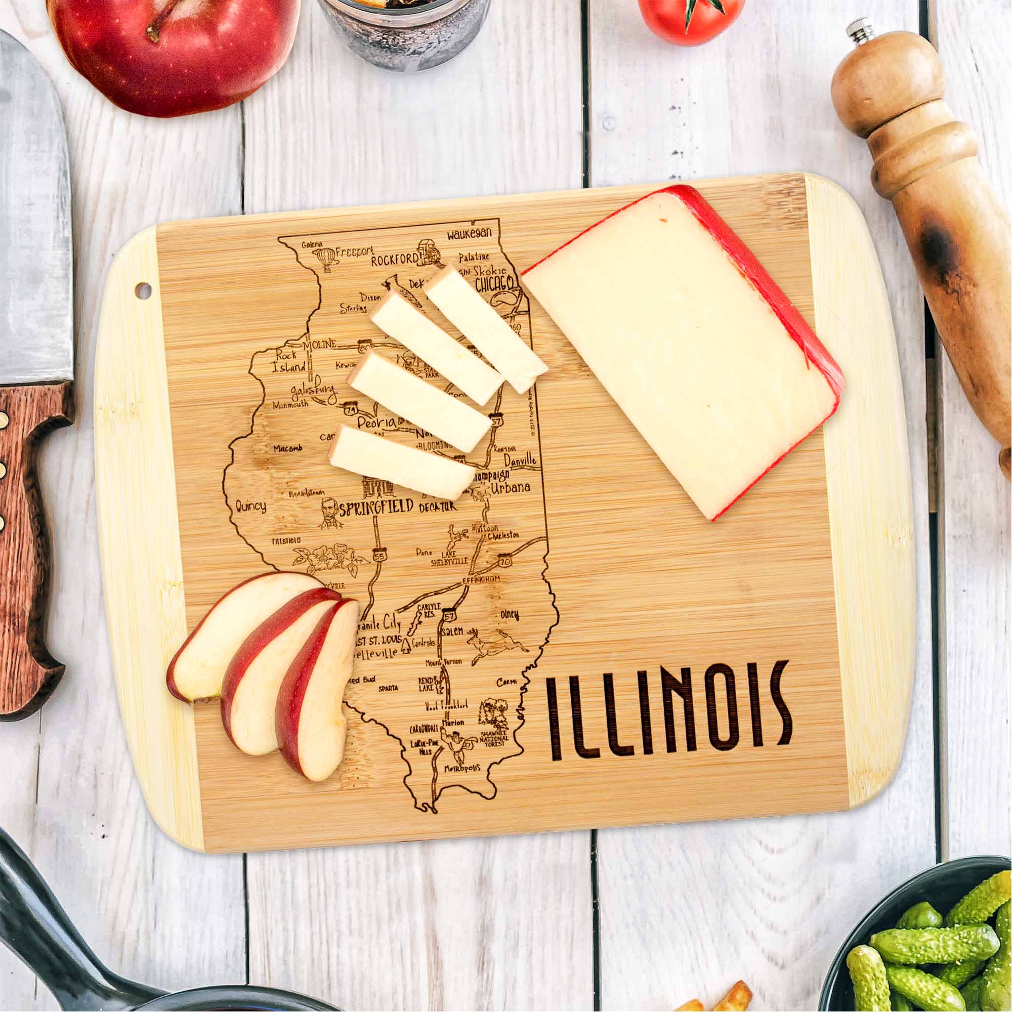 totally-bamboo-a-slice-of-life-illinois-cutting-board-11-x-8-75-bamboo-serving-a image 2
