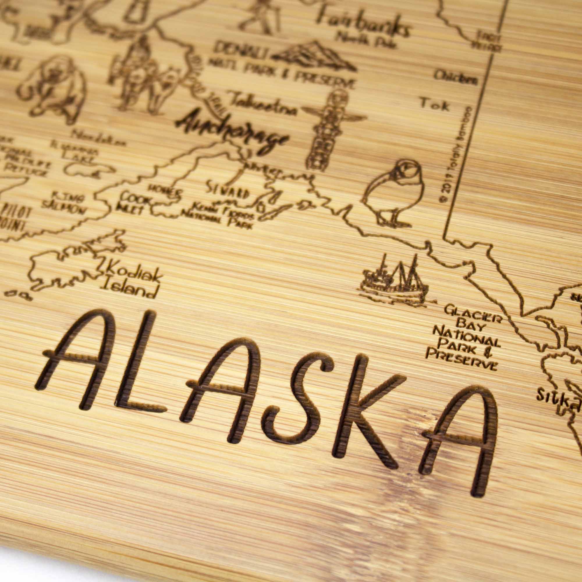 totally-bamboo-a-slice-of-life-alaska-cutting-board-11-x-8-3-4-laser-engraved-st image 3