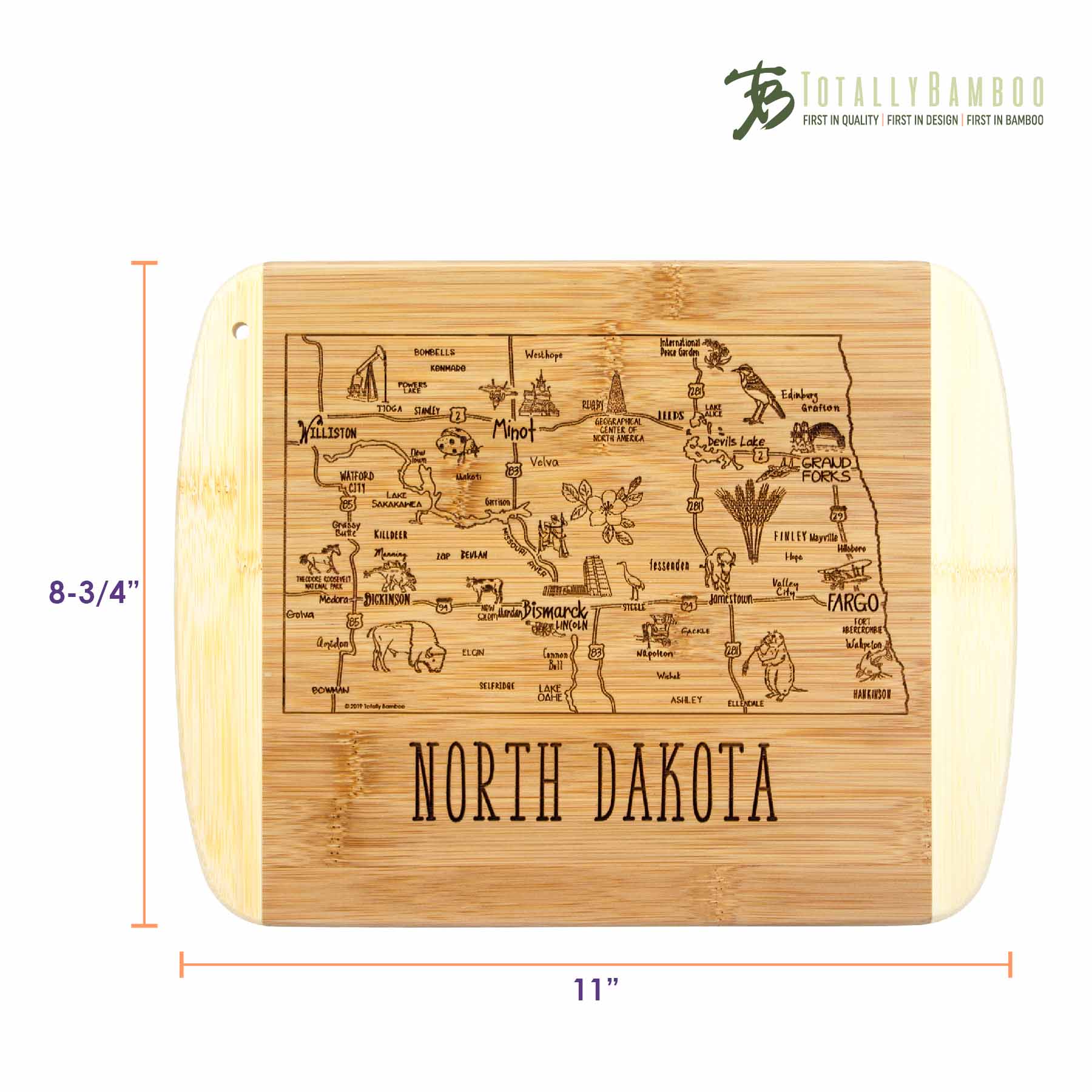 totally-bamboo-a-slice-of-life-north-dakota-cutting-board-11-x-8-3-4 image 6