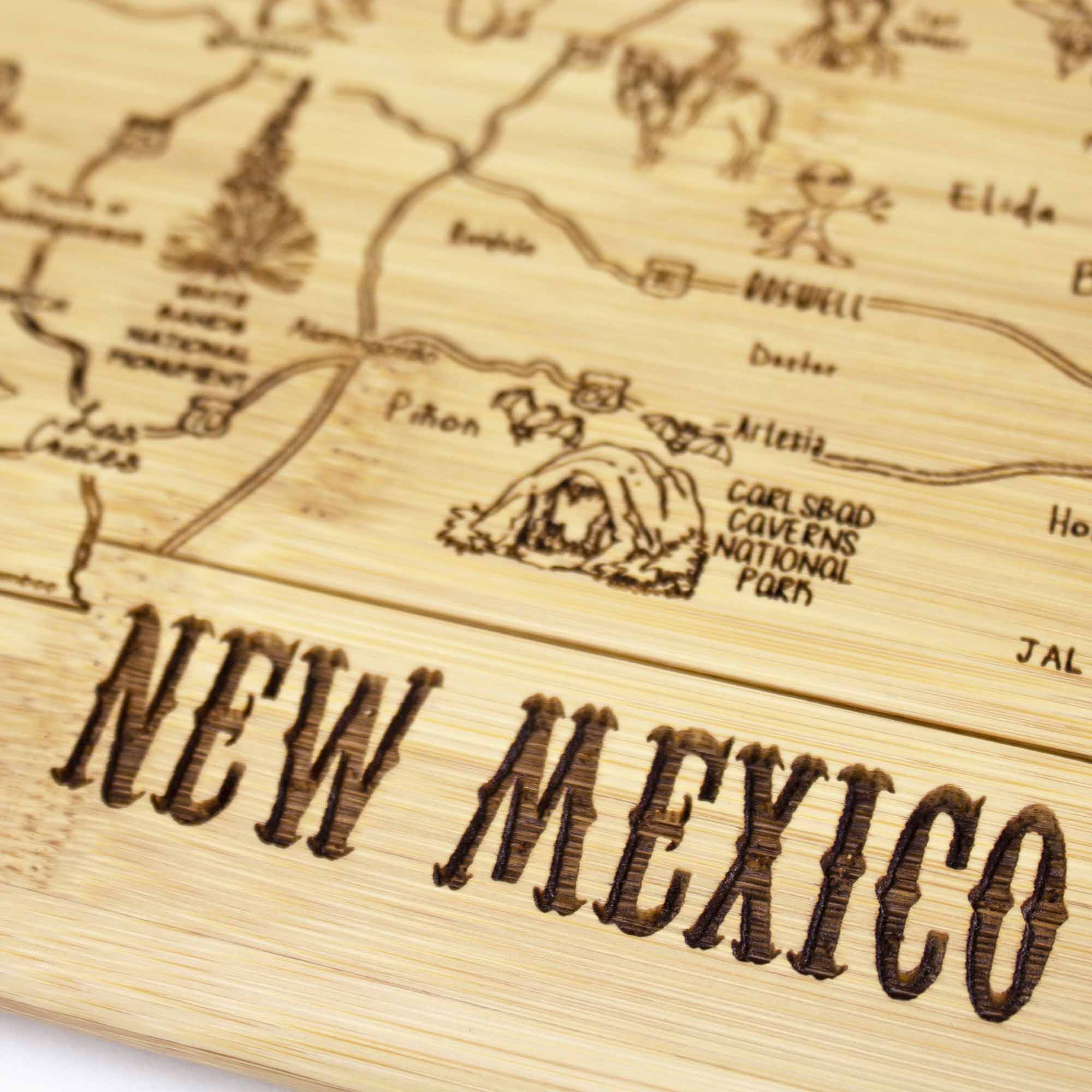 totally-bamboo-a-slice-of-life-new-mexico-cutting-board-11-x-8-3-4-laser-engrave image 3