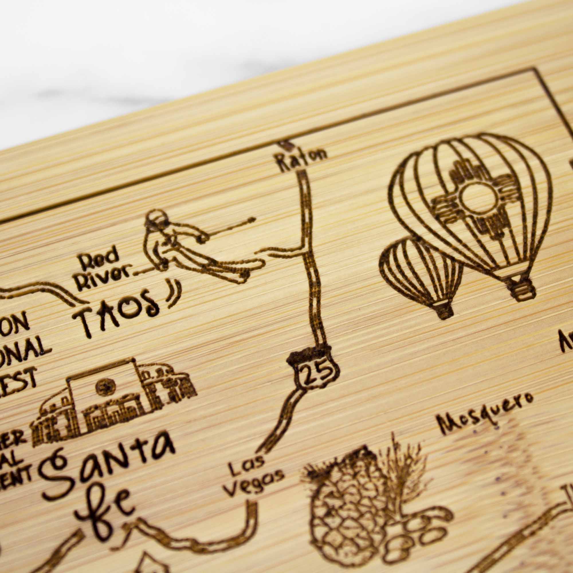 totally-bamboo-a-slice-of-life-new-mexico-cutting-board-11-x-8-3-4-laser-engrave image 4
