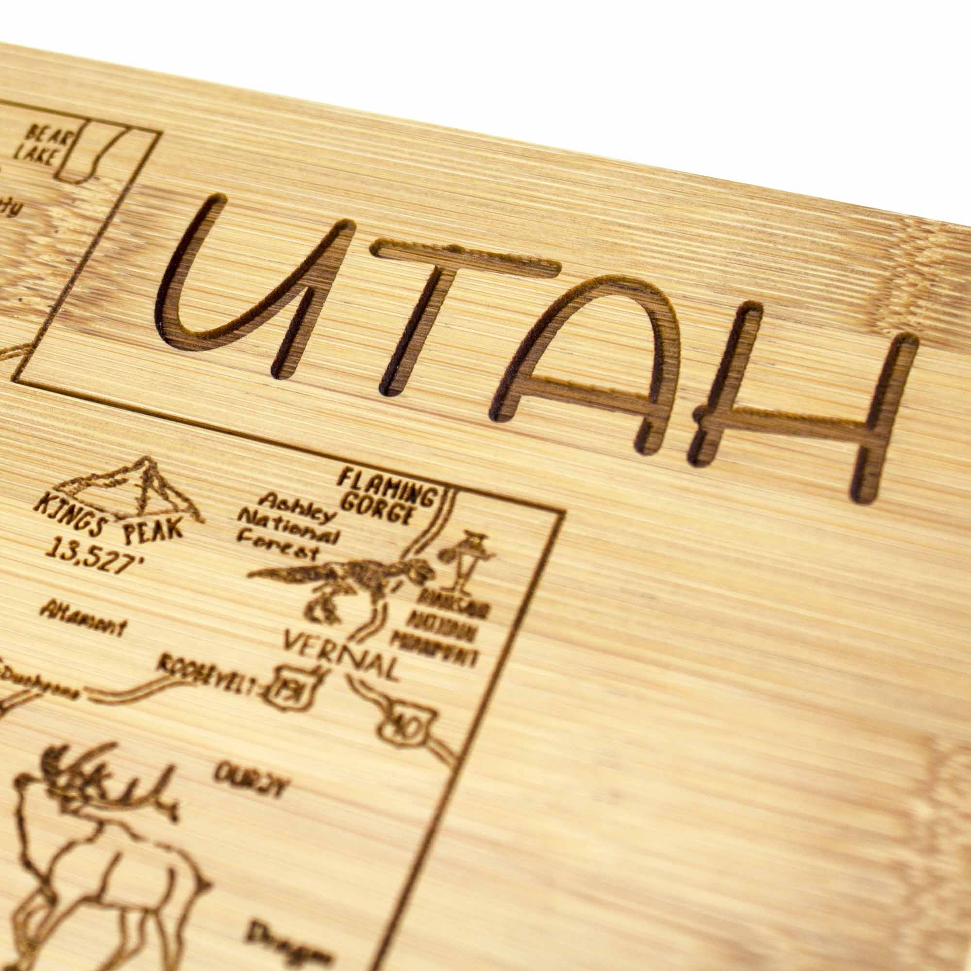 totally-bamboo-a-slice-of-life-utah-cutting-board-laser-engraved-cities-landmark image 3