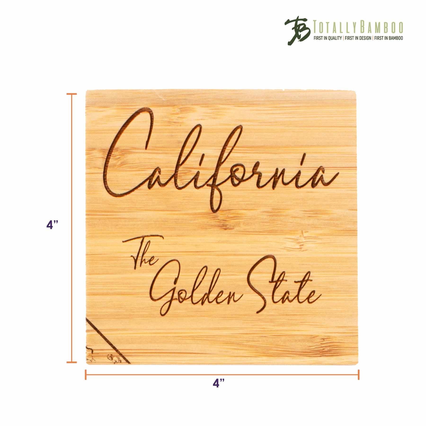 totally-bamboo-4-piece-california-puzzle-coaster-set-with-bamboo-case-laser-engr image 8