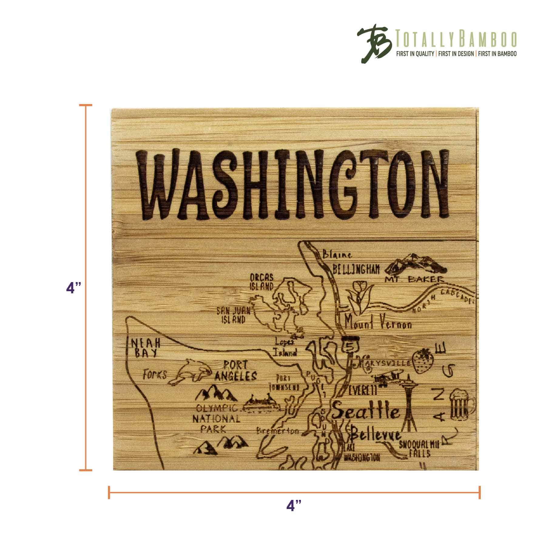 totally-bamboo-4-piece-washington-puzzle-coaster-set-with-case image 7