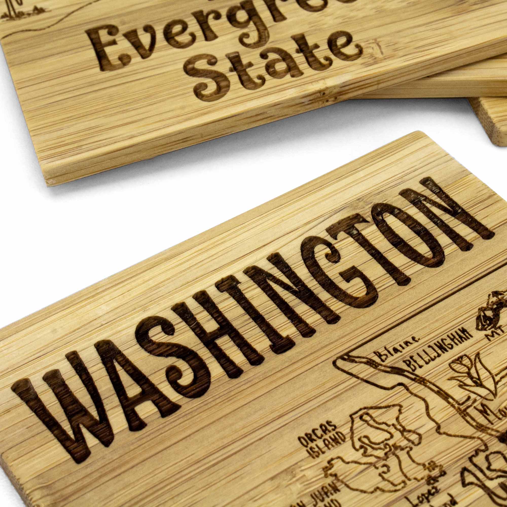 totally-bamboo-4-piece-washington-puzzle-coaster-set-with-case image 6