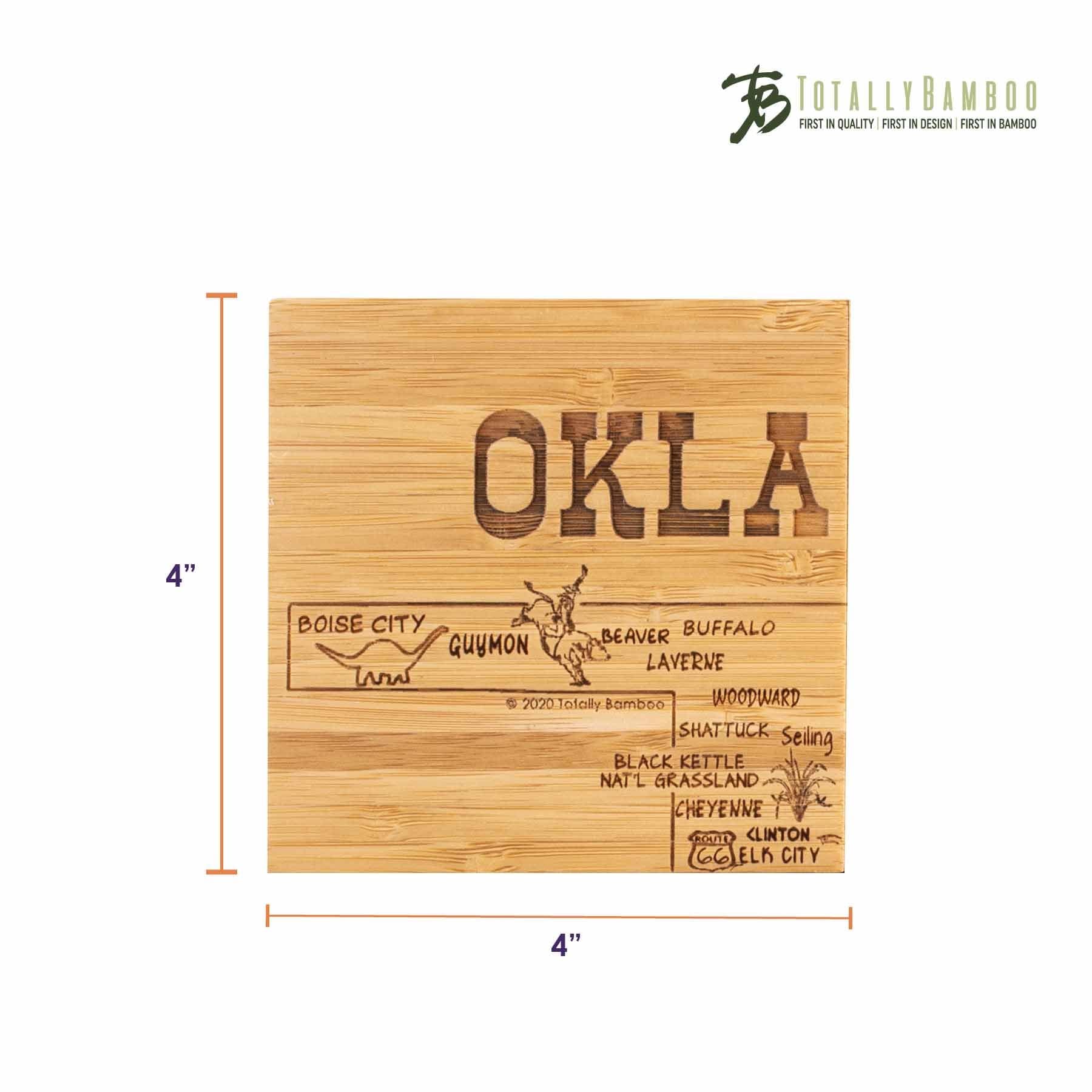 totally-bamboo-4-piece-oklahoma-puzzle-coaster-set-with-case image 7
