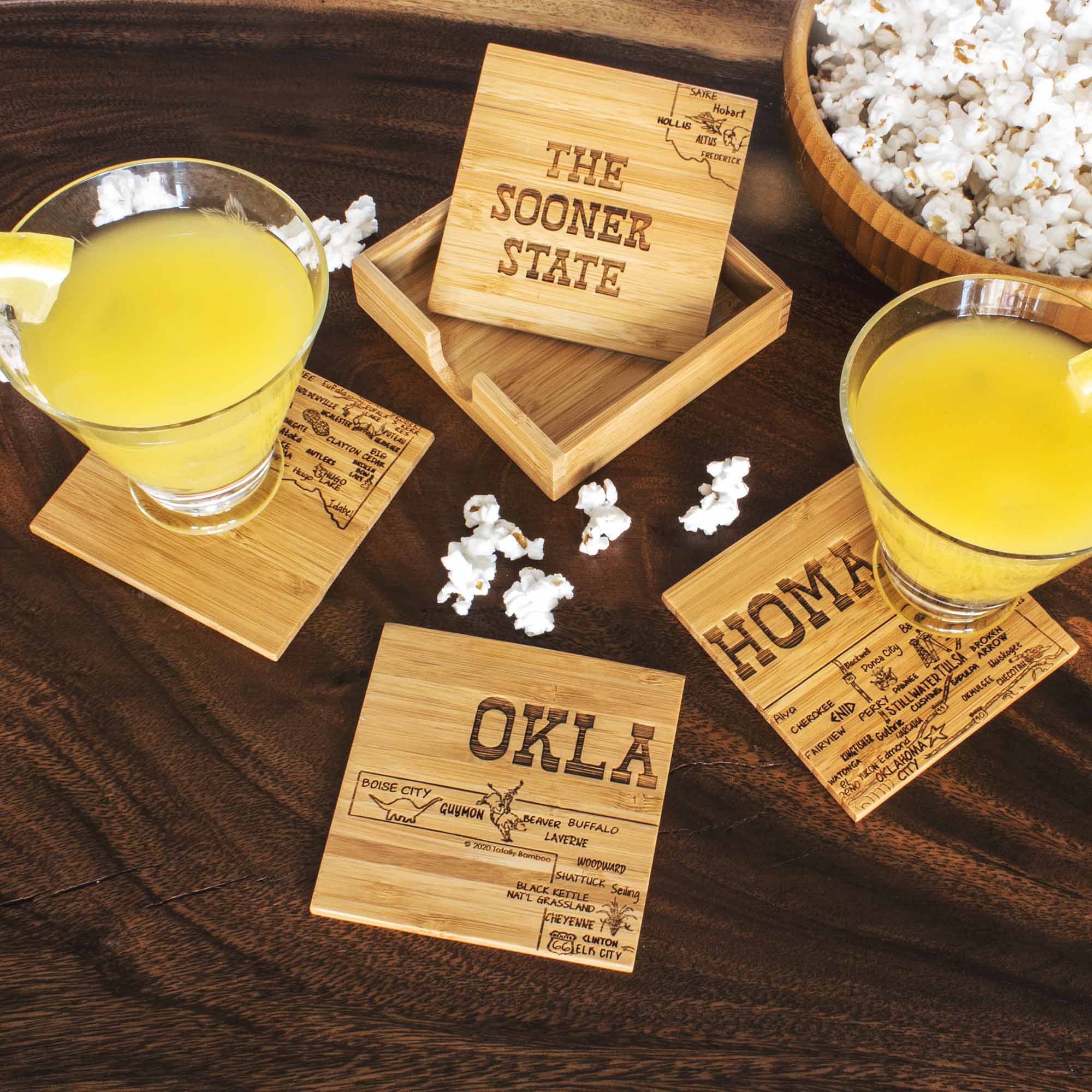 totally-bamboo-4-piece-oklahoma-puzzle-coaster-set-with-case image 3