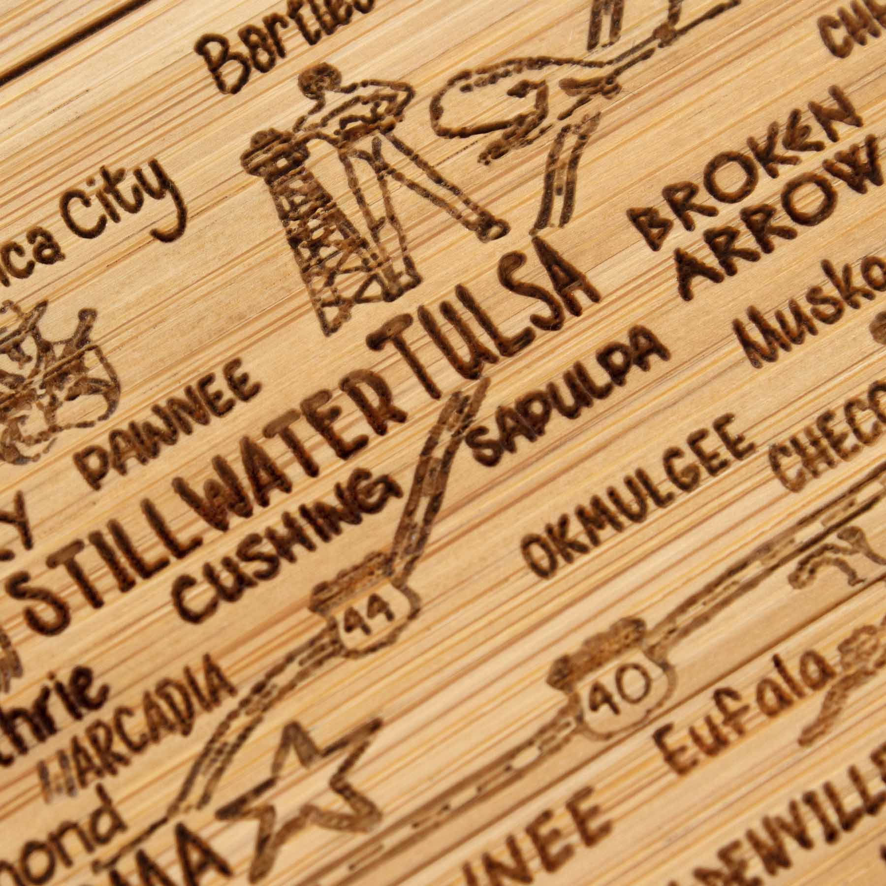 totally-bamboo-4-piece-oklahoma-puzzle-coaster-set-with-case image 6