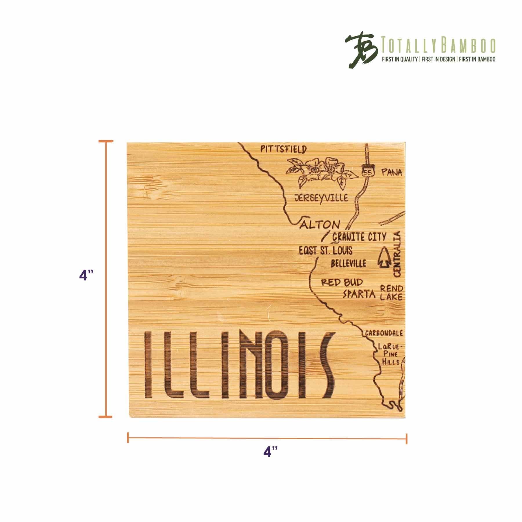 totally-bamboo-4-piece-illinois-puzzle-coaster-set-with-case image 7