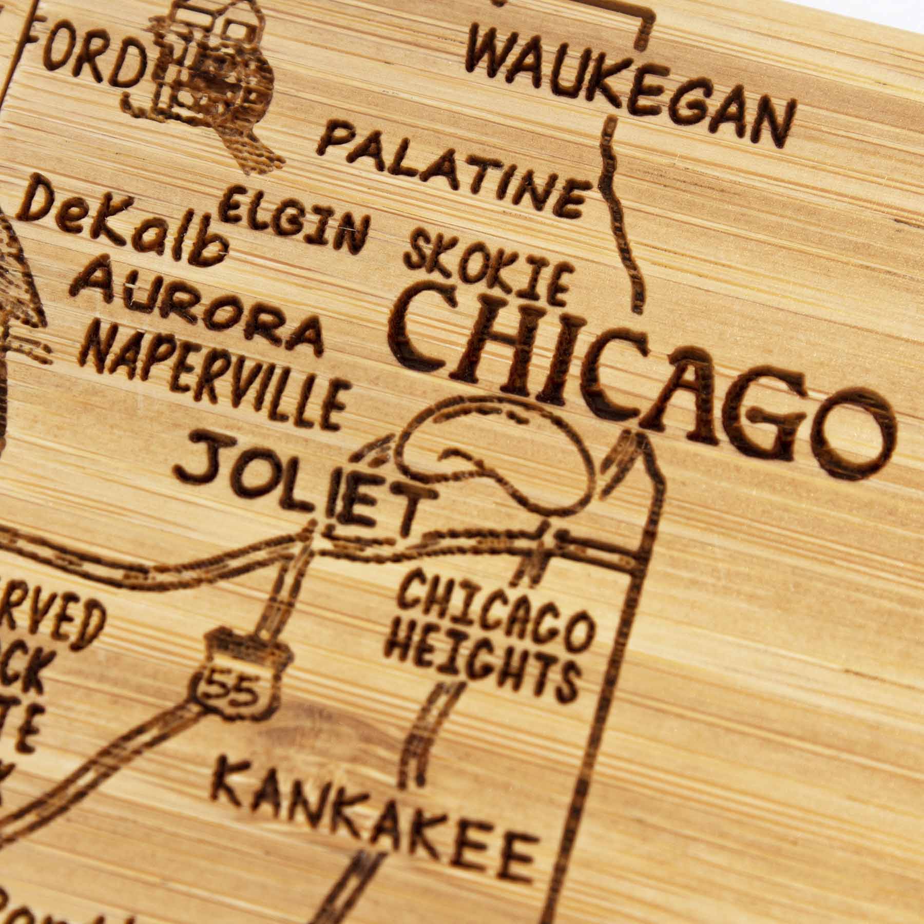 totally-bamboo-4-piece-illinois-puzzle-coaster-set-with-case image 5
