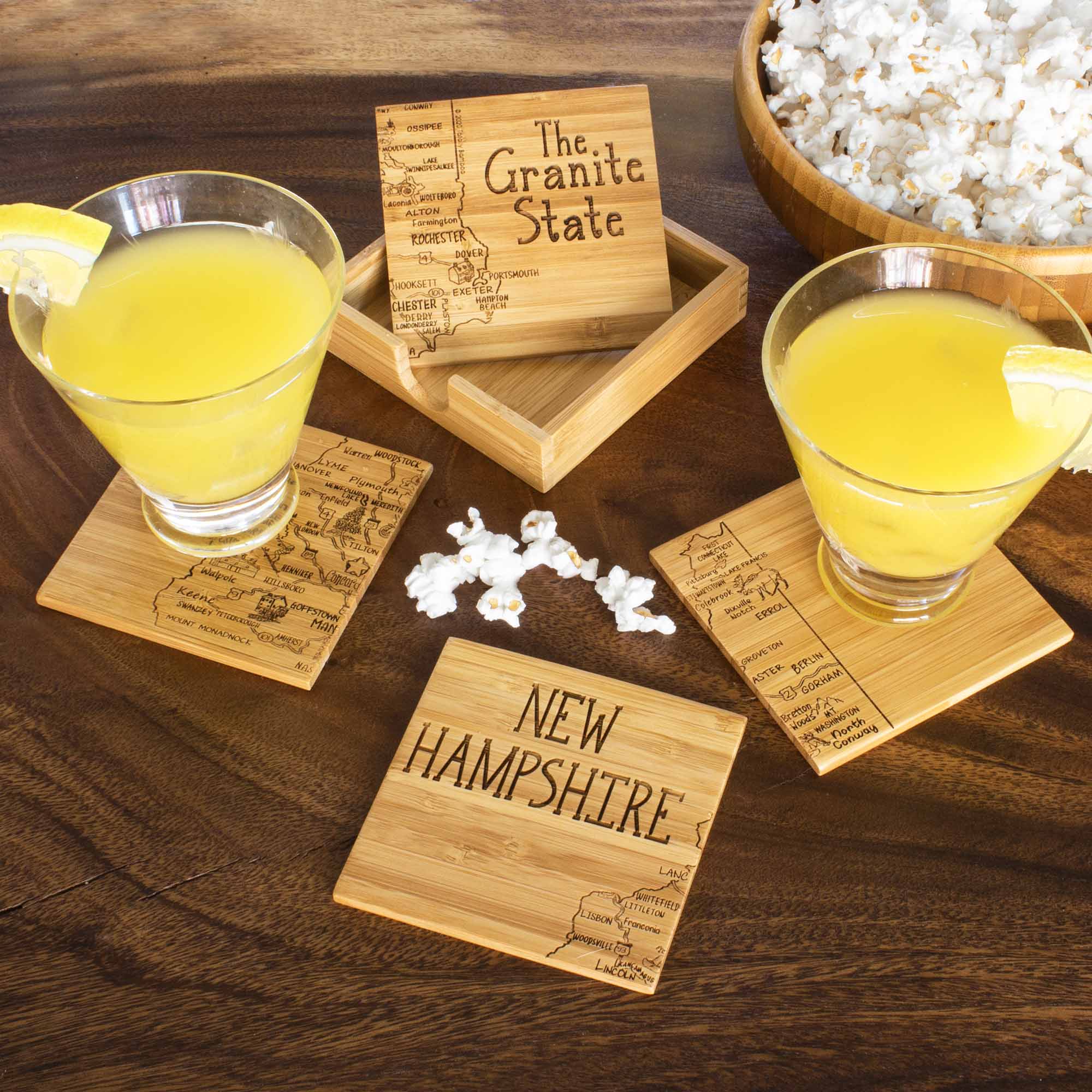 totally-bamboo-4-piece-new-hampshire-puzzle-coaster-set-with-case image 3