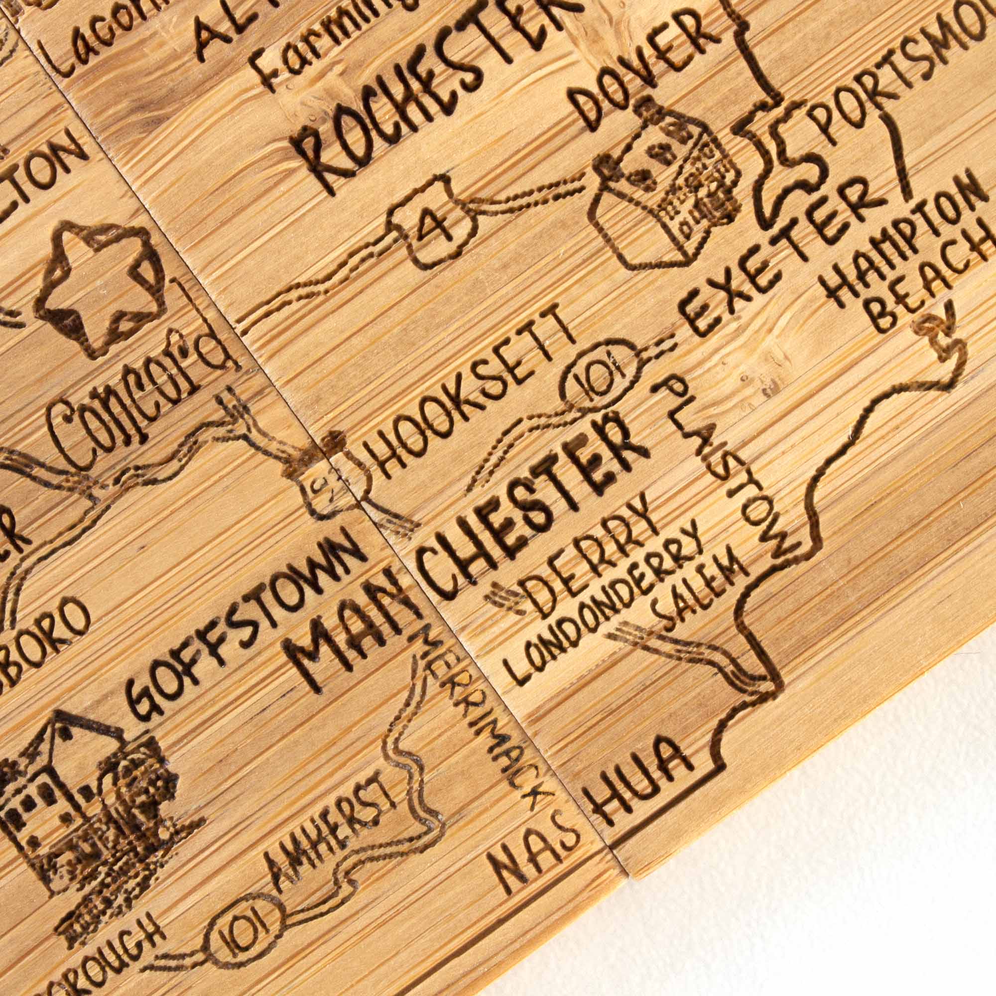 totally-bamboo-4-piece-new-hampshire-puzzle-coaster-set-with-case image 6