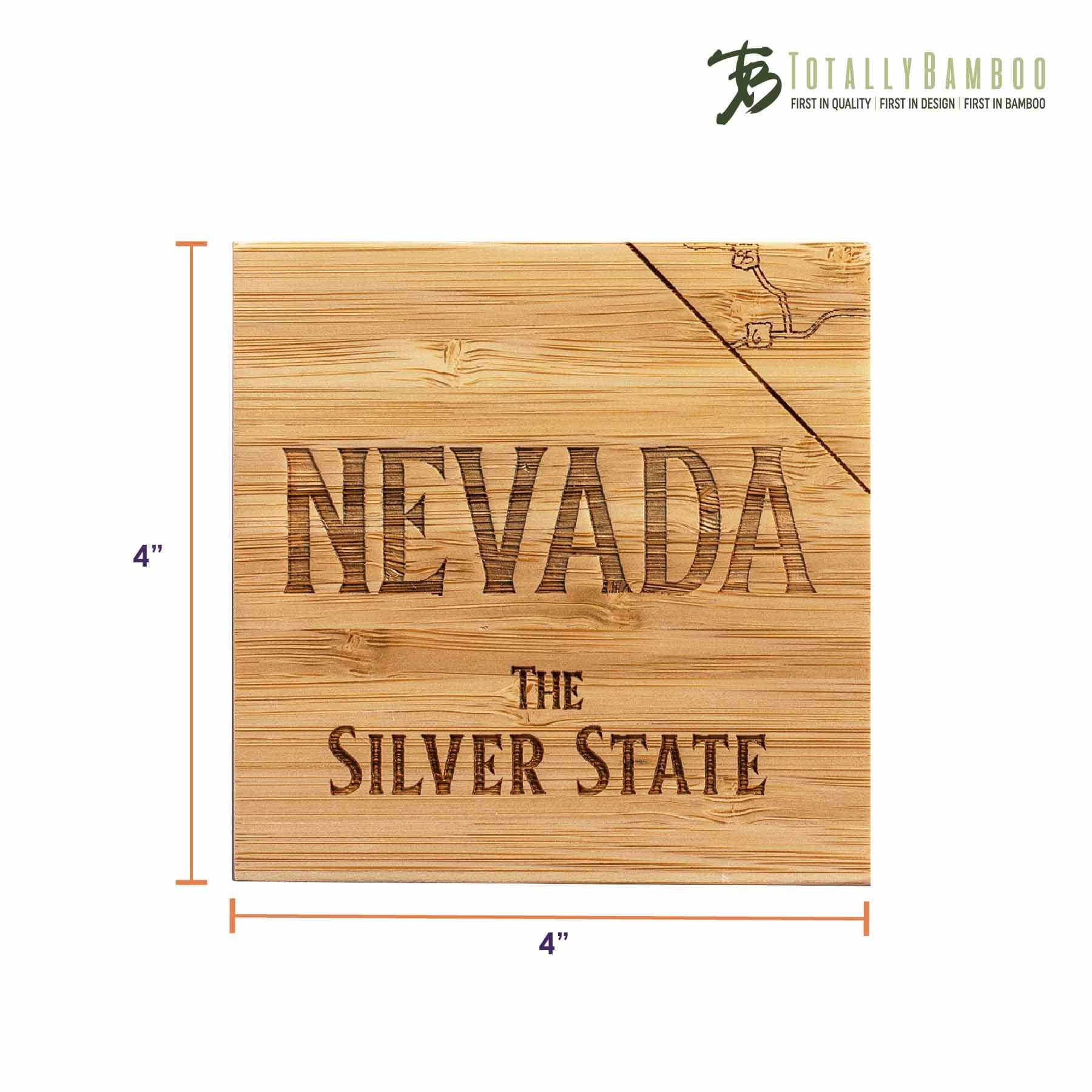 totally-bamboo-4-piece-nevada-puzzle-coaster-set-with-bamboo-case-laser-engraved image 8