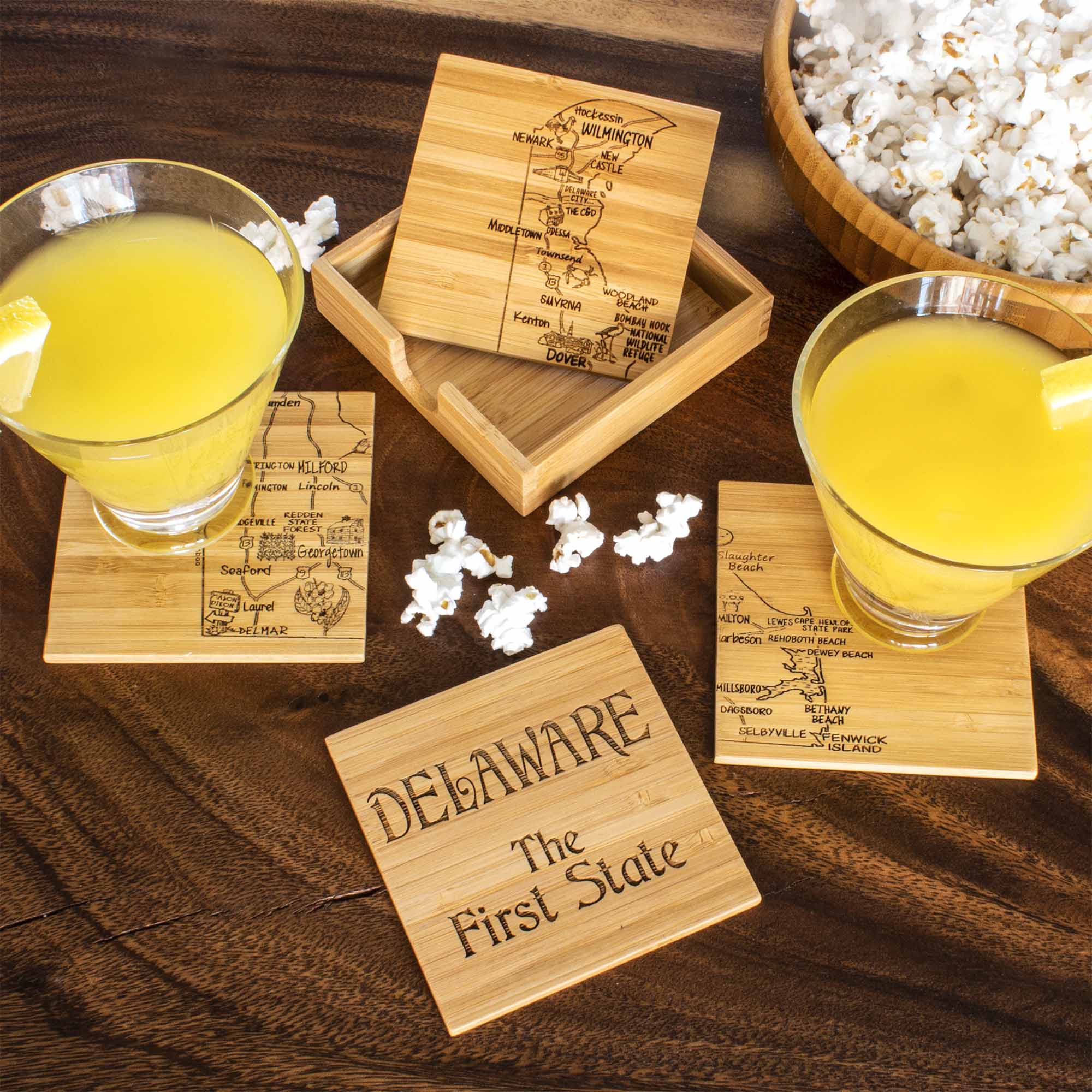 totally-bamboo-4-piece-delaware-puzzle-coaster-set-with-case image 3