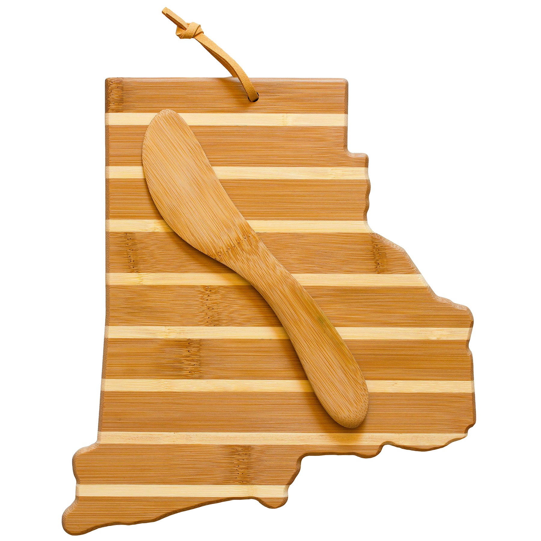 totally-bamboo-rhode-island-serving-board-with-spreader-knife-gift-set image 1