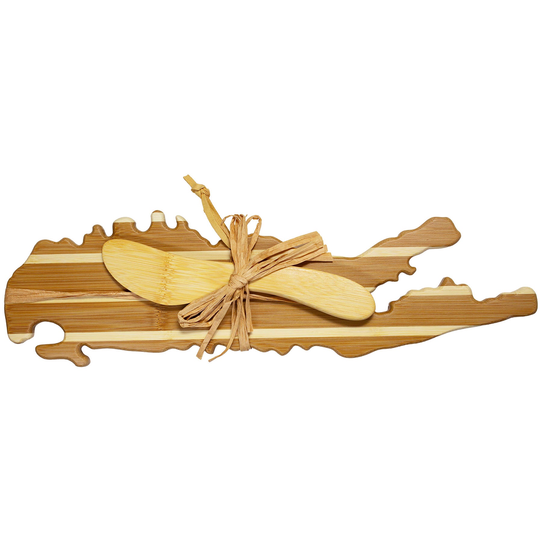 totally-bamboo-long-island-serving-board-with-spreader-knife-gift-set image 3