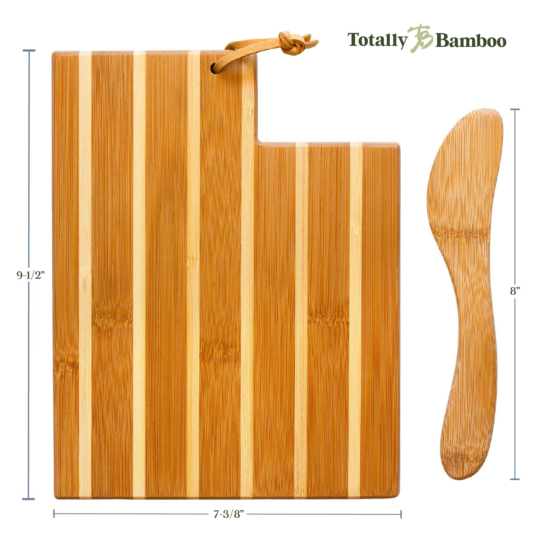totally-bamboo-utah-serving-board-with-spreader-knife-gift-set image 6