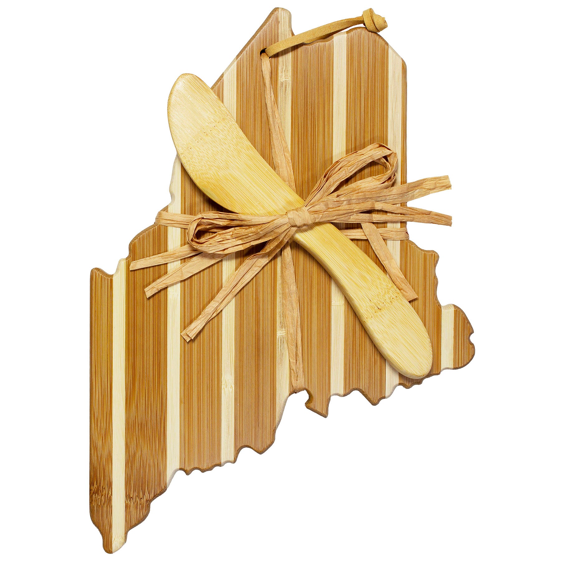 totally-bamboo-maine-serving-board-with-spreader-knife-gift-set image 3
