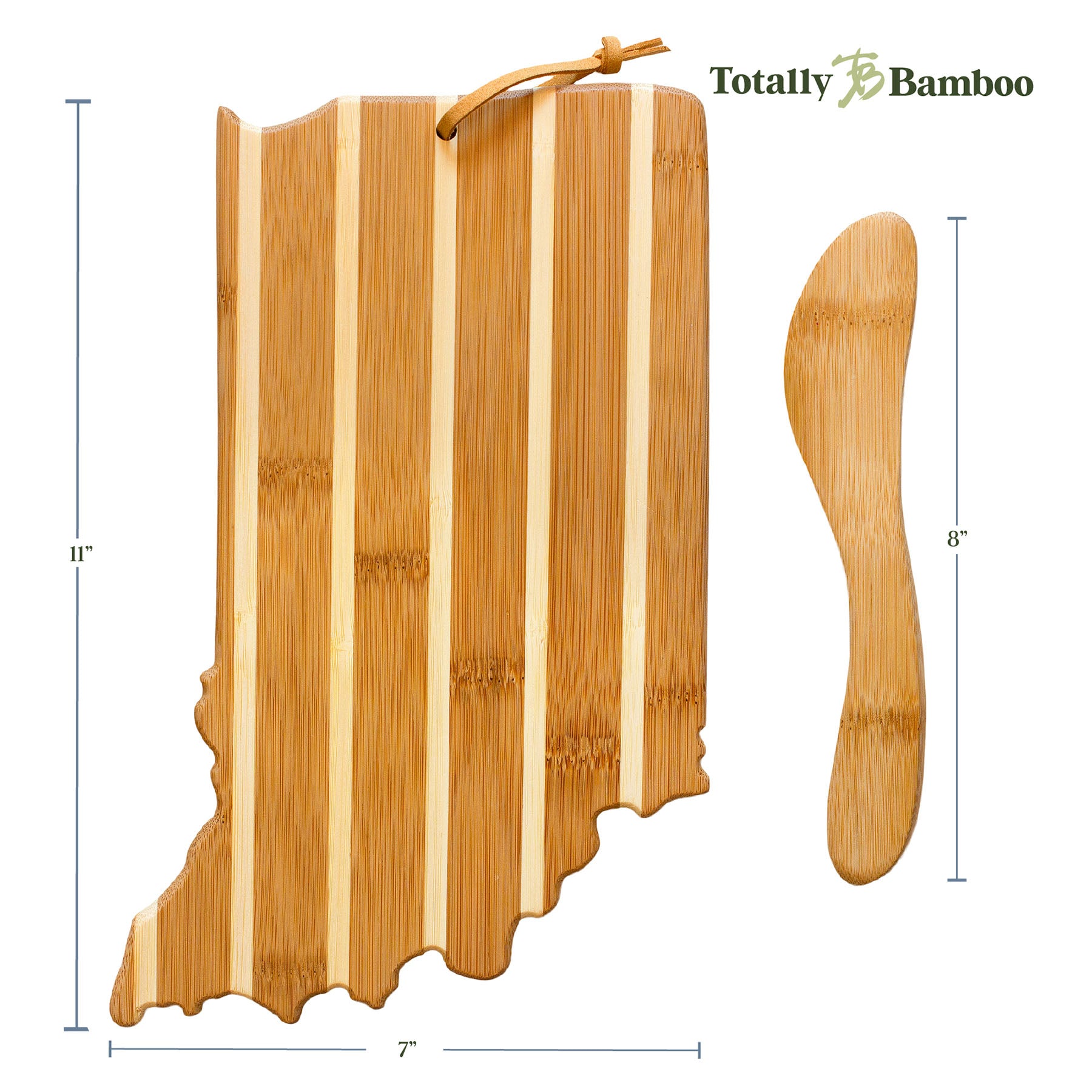 totally-bamboo-indiana-serving-board-with-spreader-knife-gift-set-state-shaped-b image 6